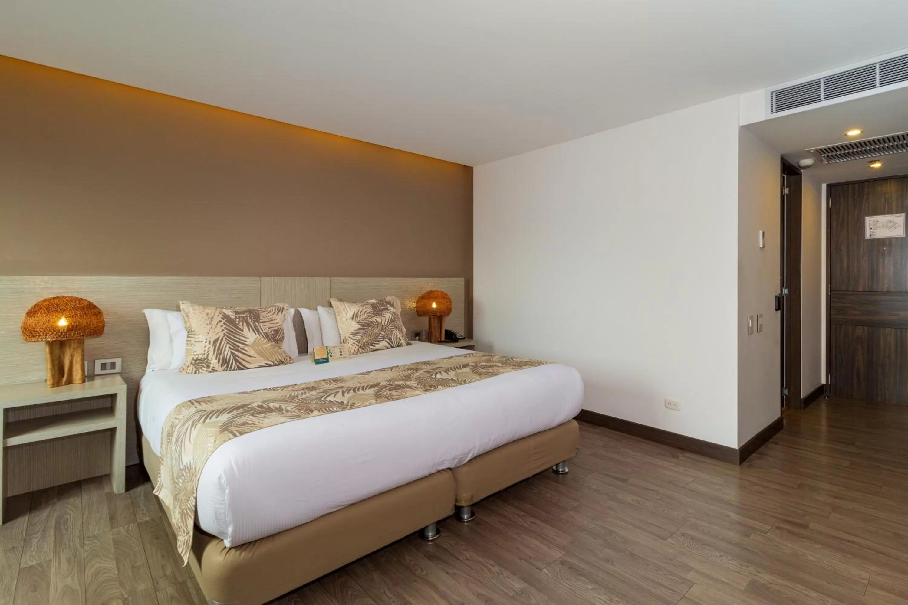 Bed in Hotel Mocawa Plaza Armenia