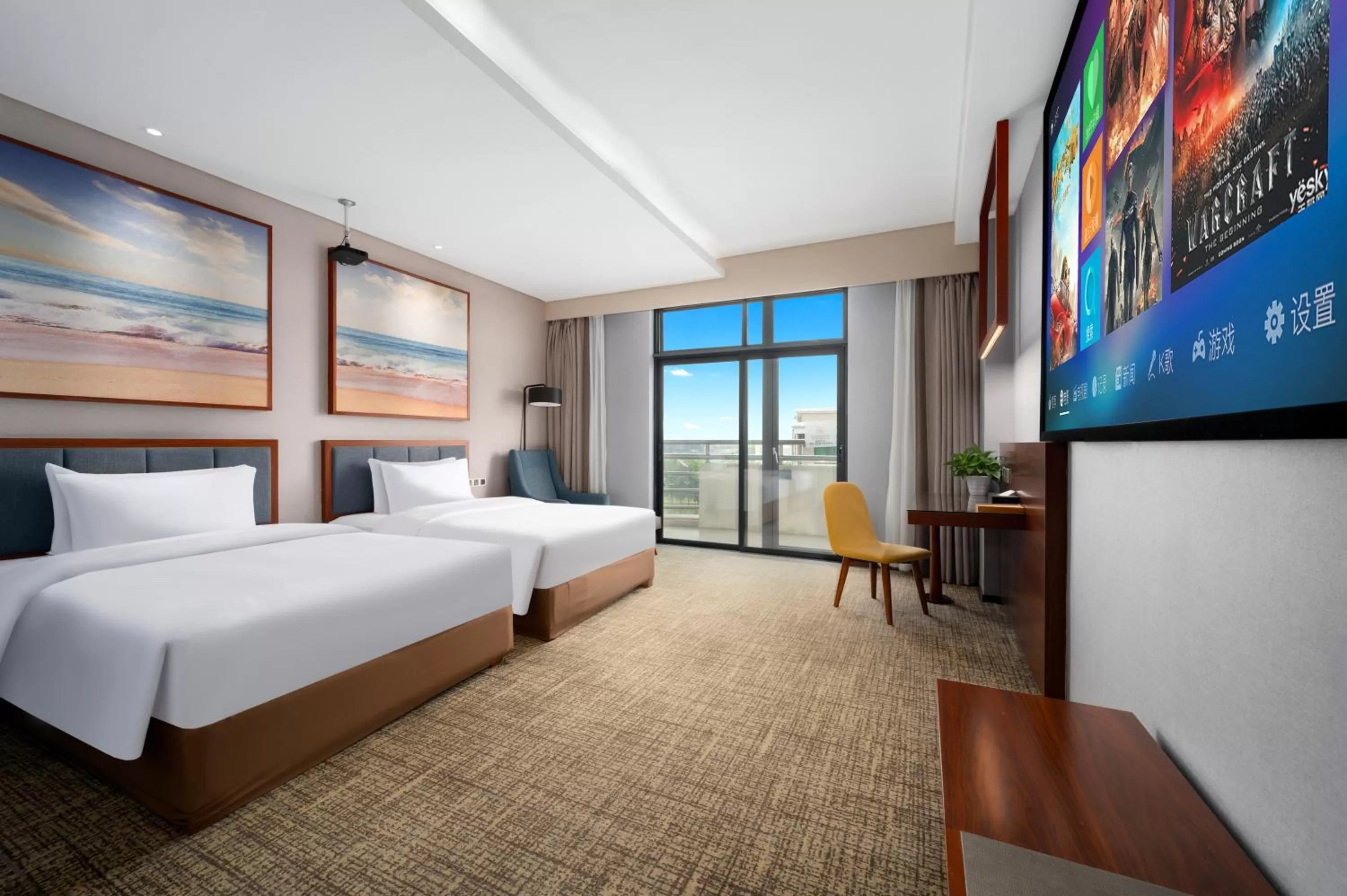 Photo of the whole room, Bed in Ausotel Smart Baiyun International Airport T2-Free 24-hour airport pick-up