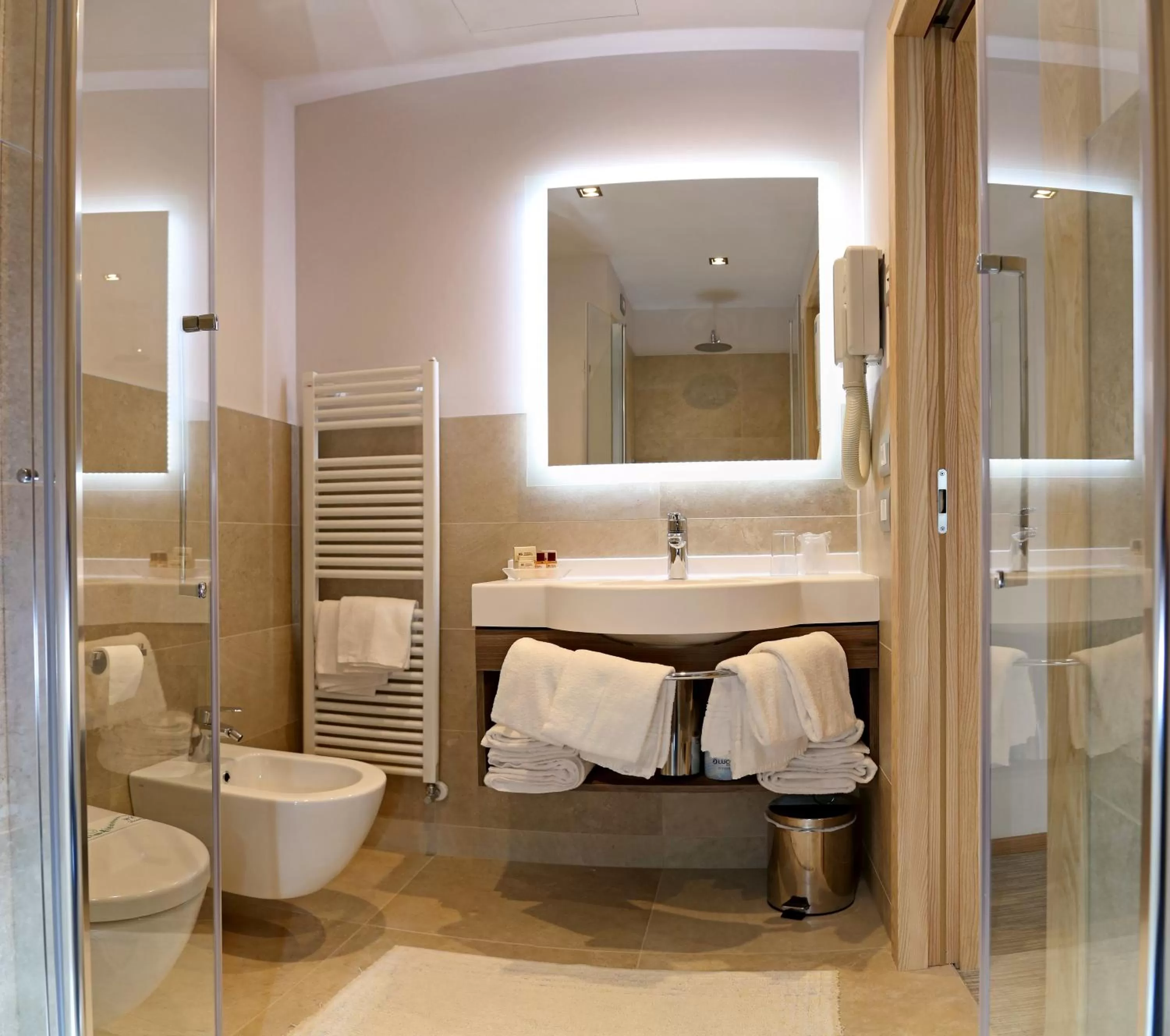 Shower in Hotel Garden