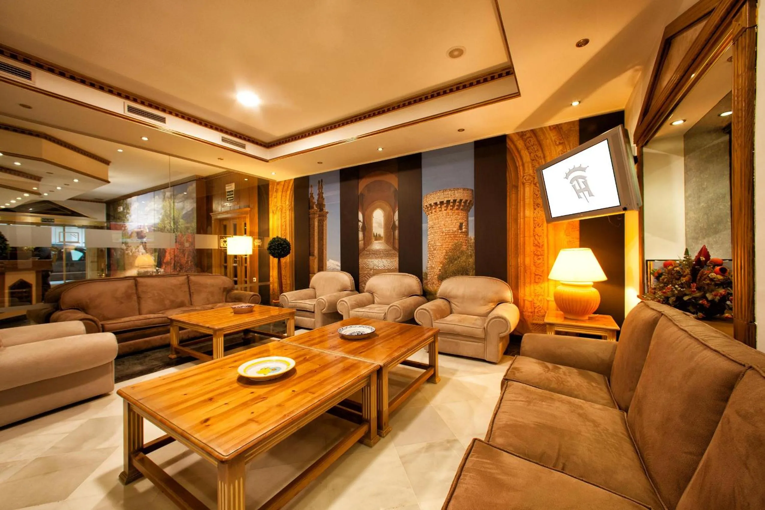 Communal lounge/ TV room in Hotel Torrepalma