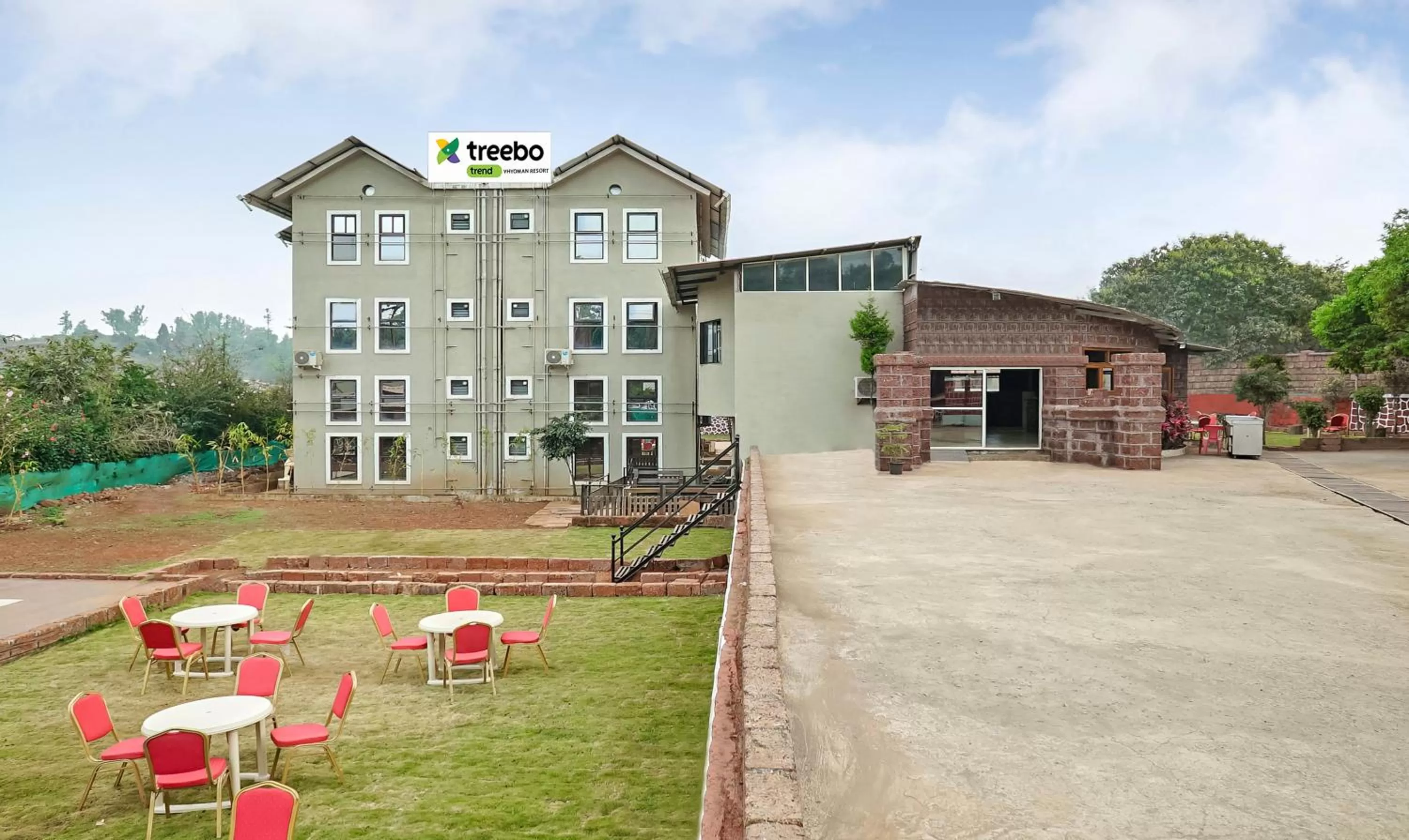 Property building in Treebo Vhyomaan Resort With Swimming Pool