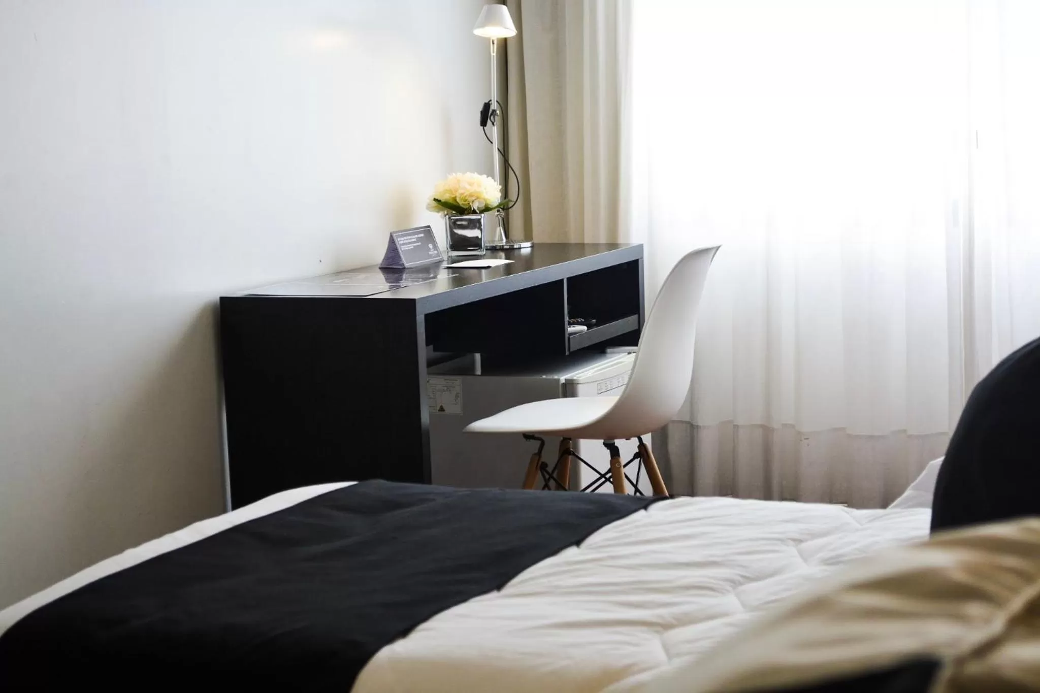 Bed in Pocitos Plaza Hotel