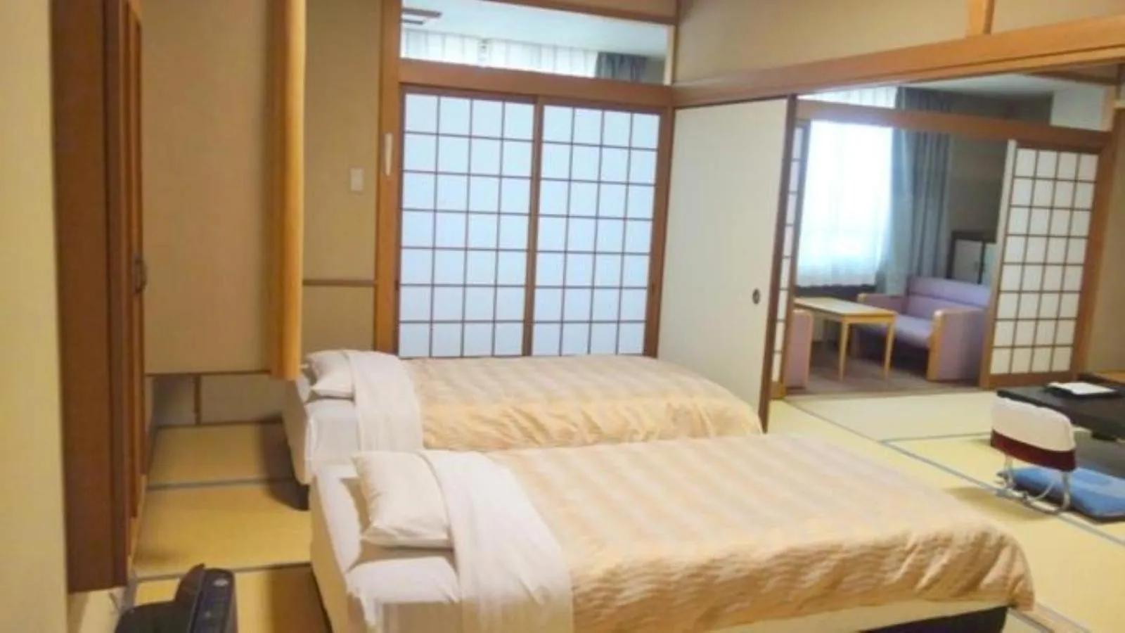 Photo of the whole room, Bed in Nara Park Hotel