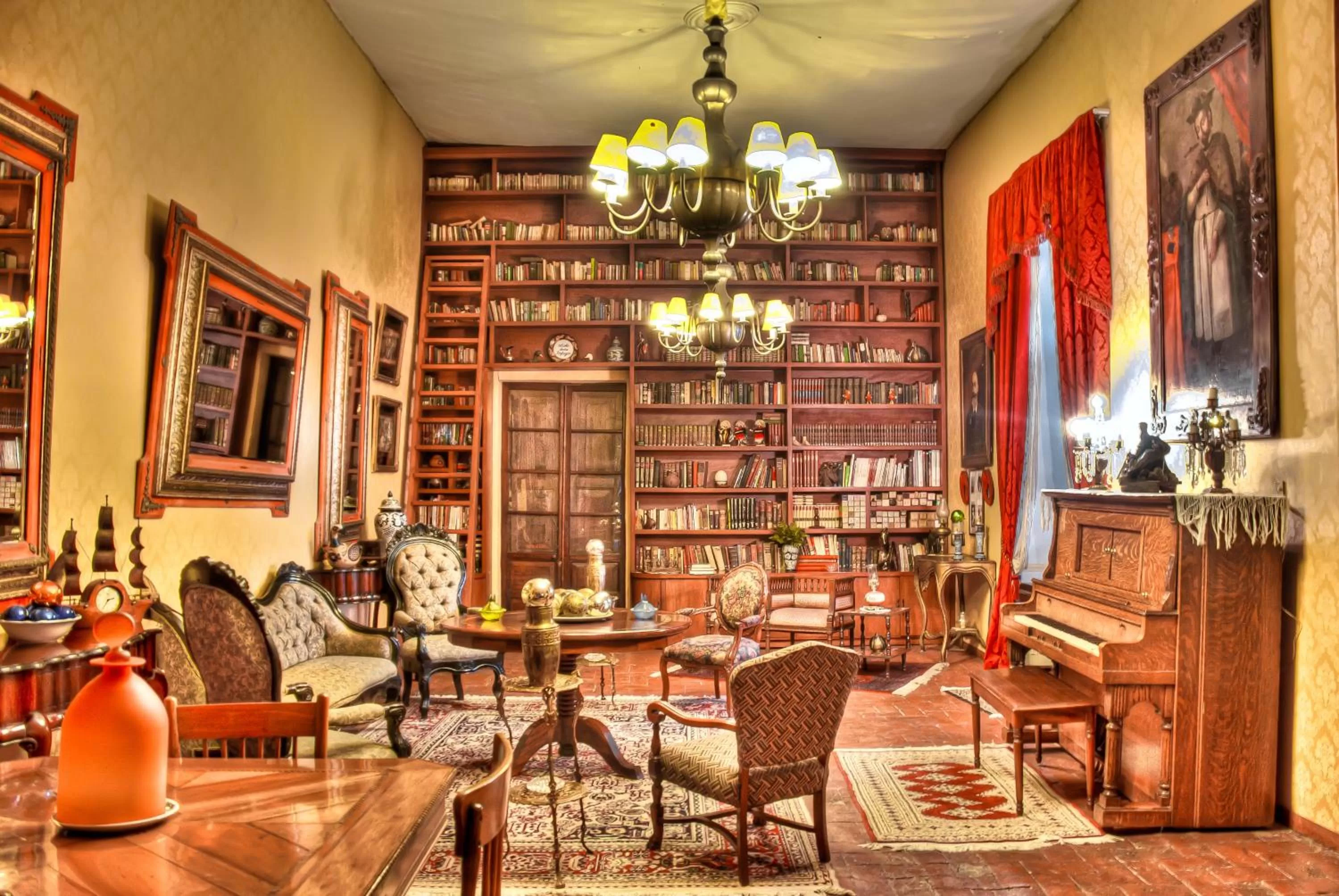 Library in Hacienda El Carmen Hotel & Spa