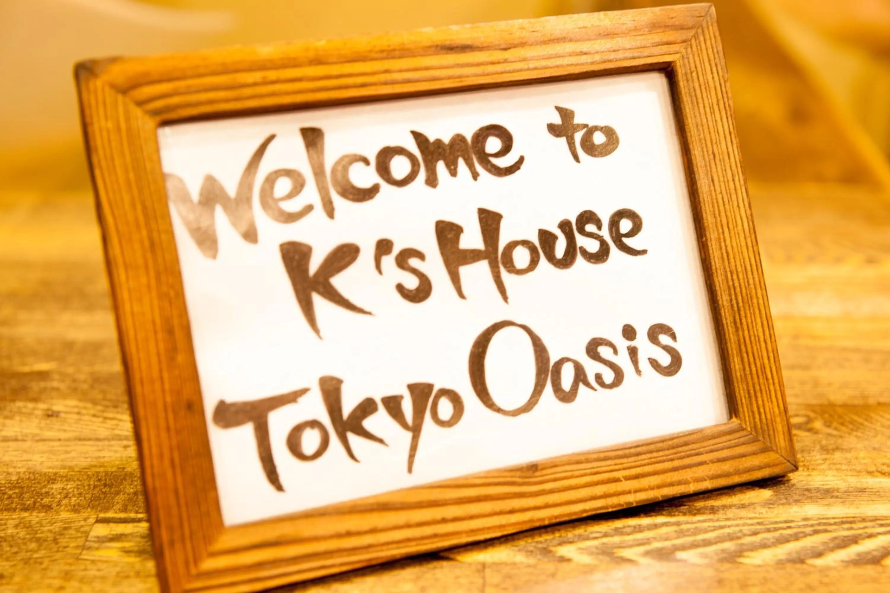 Logo/Certificate/Sign in K's House Tokyo Oasis - Quality Hostel in Asakusa
