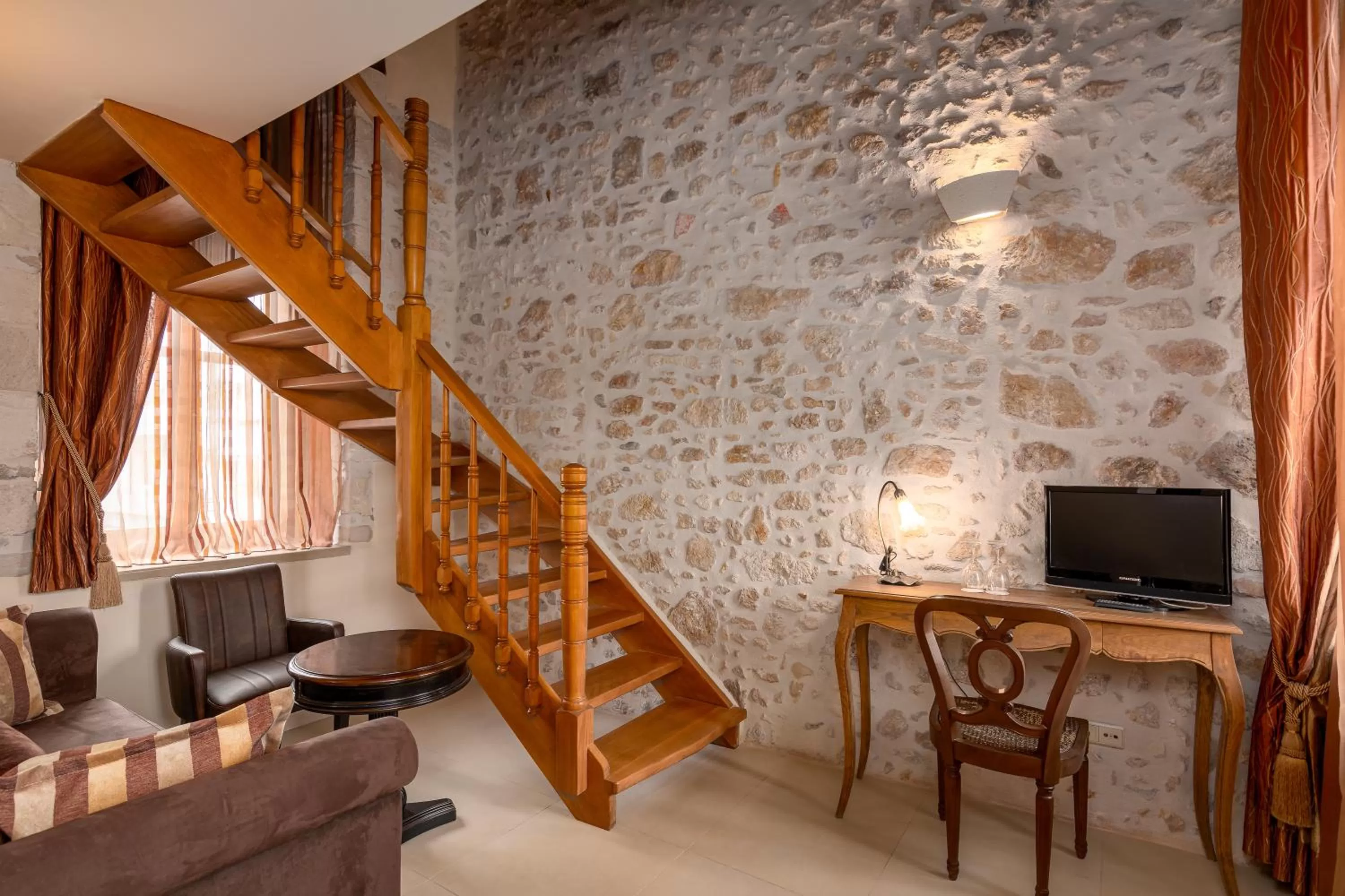 Seating area in Palazzino Di Corina