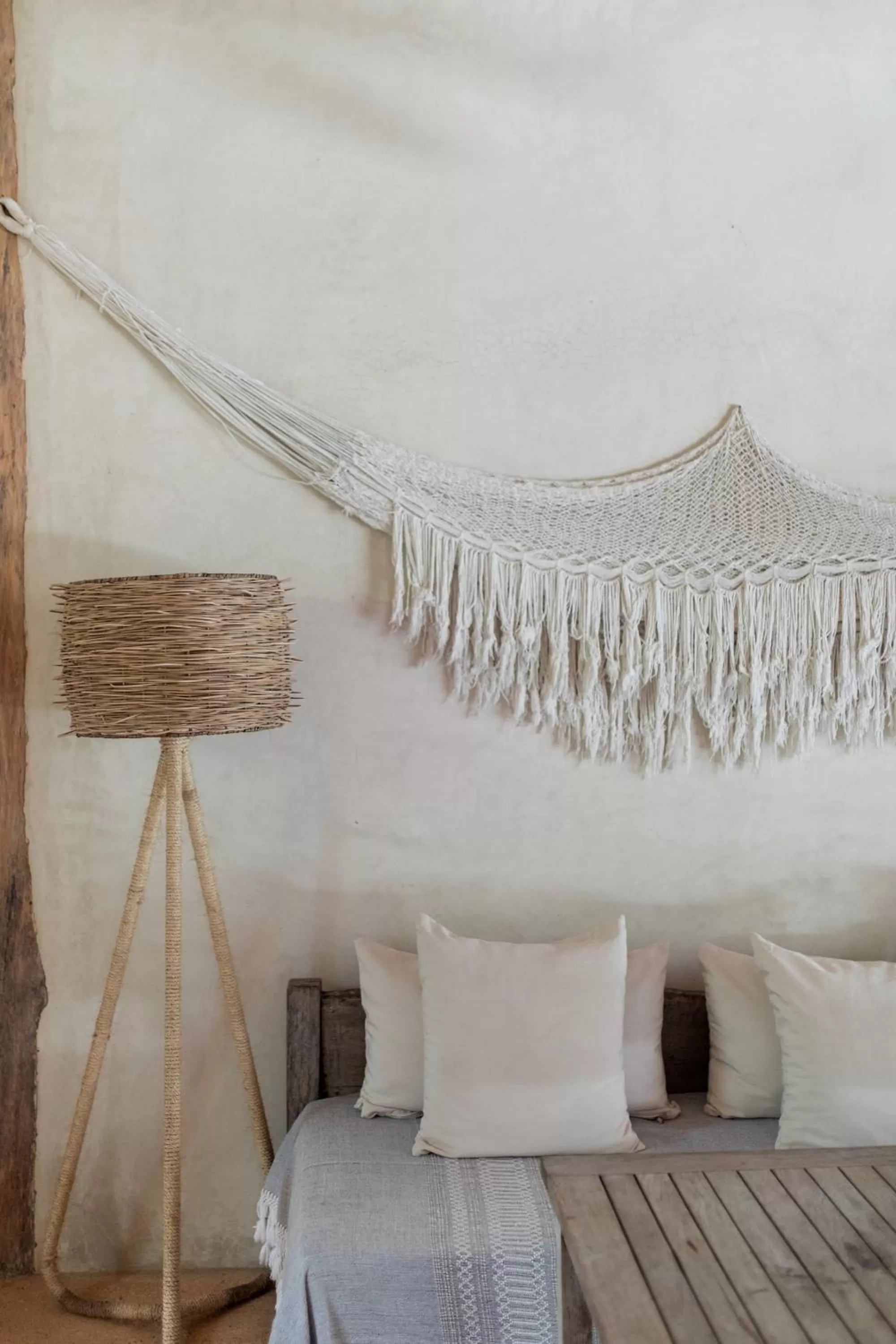 Decorative detail, Bed in Encantada Tulum