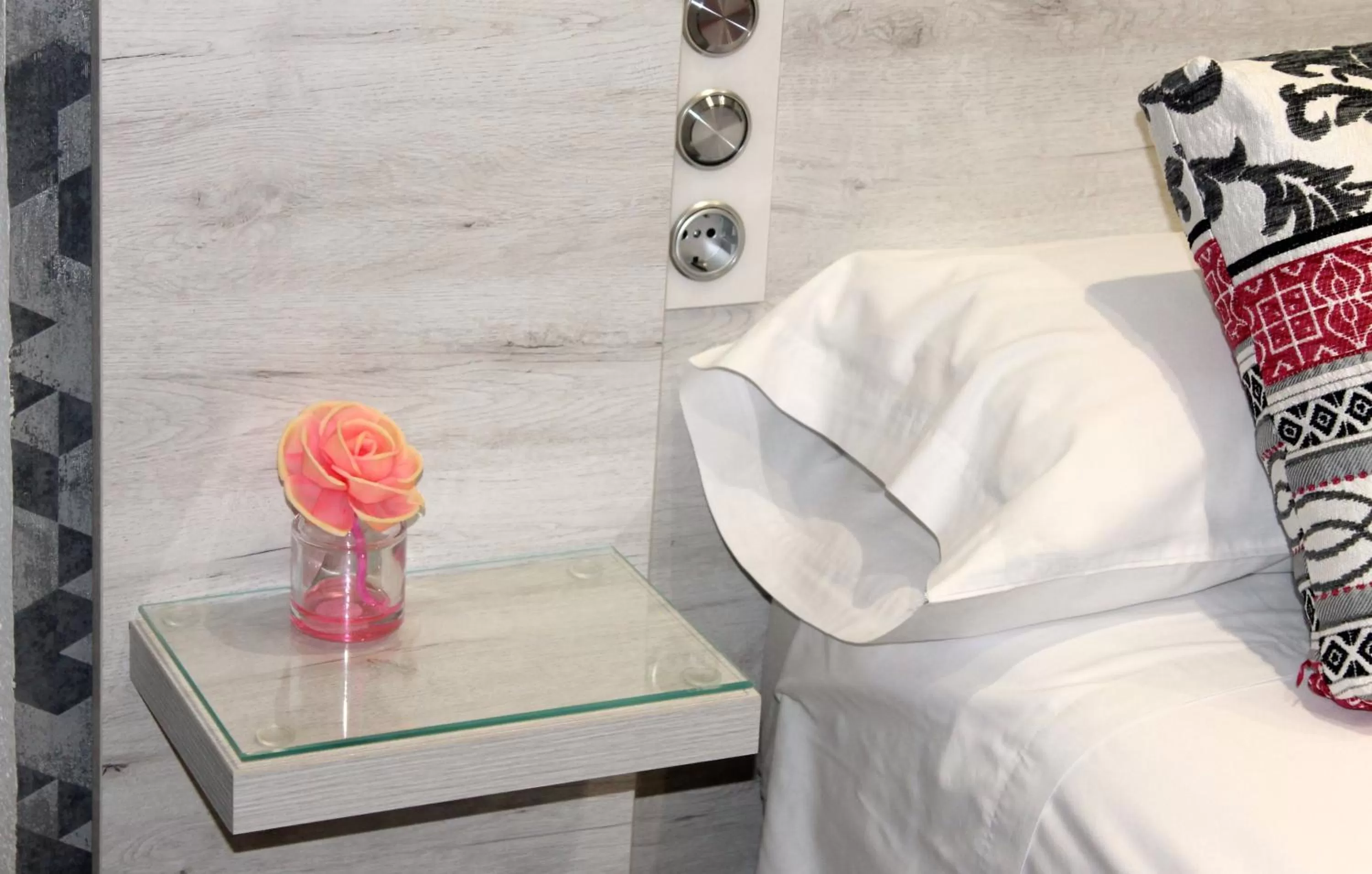 Bed in Hotel Restaurante Santos