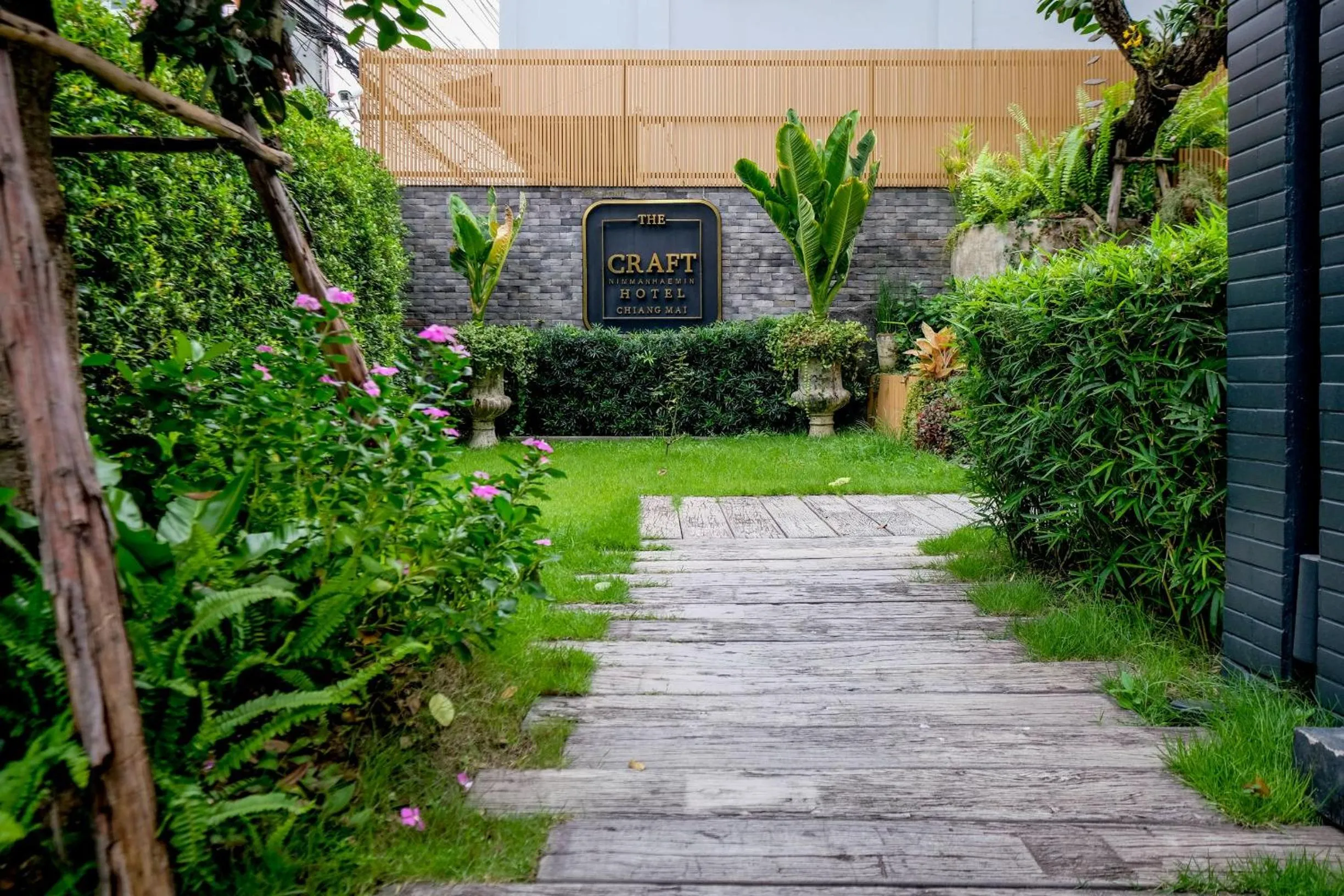 Garden view in The Craft Nimman