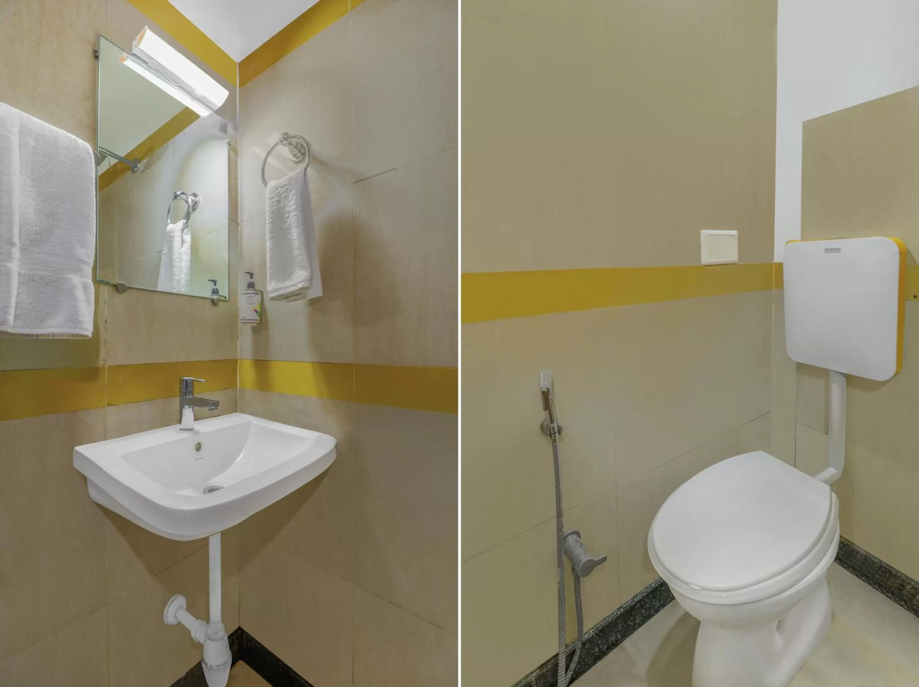 Toilet in Treebo Benaka Residency