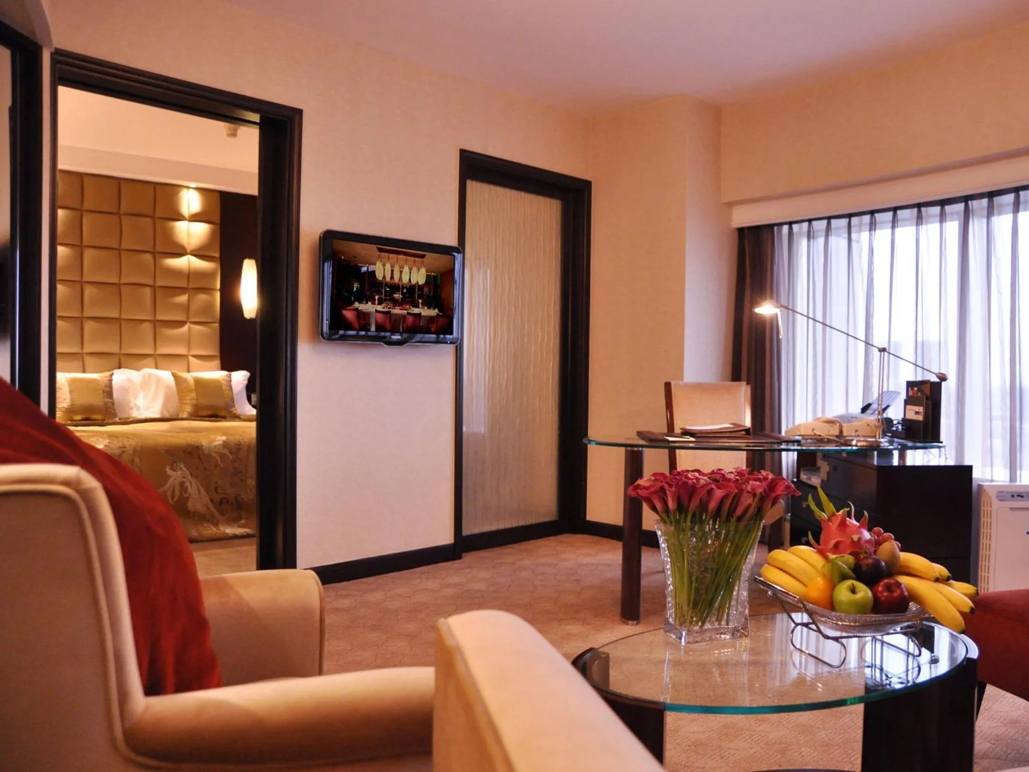 Living room in Jinling Purple Mountain Hotel Shanghai（Shanghai Grand Trustel Purple Mountain Hotel）