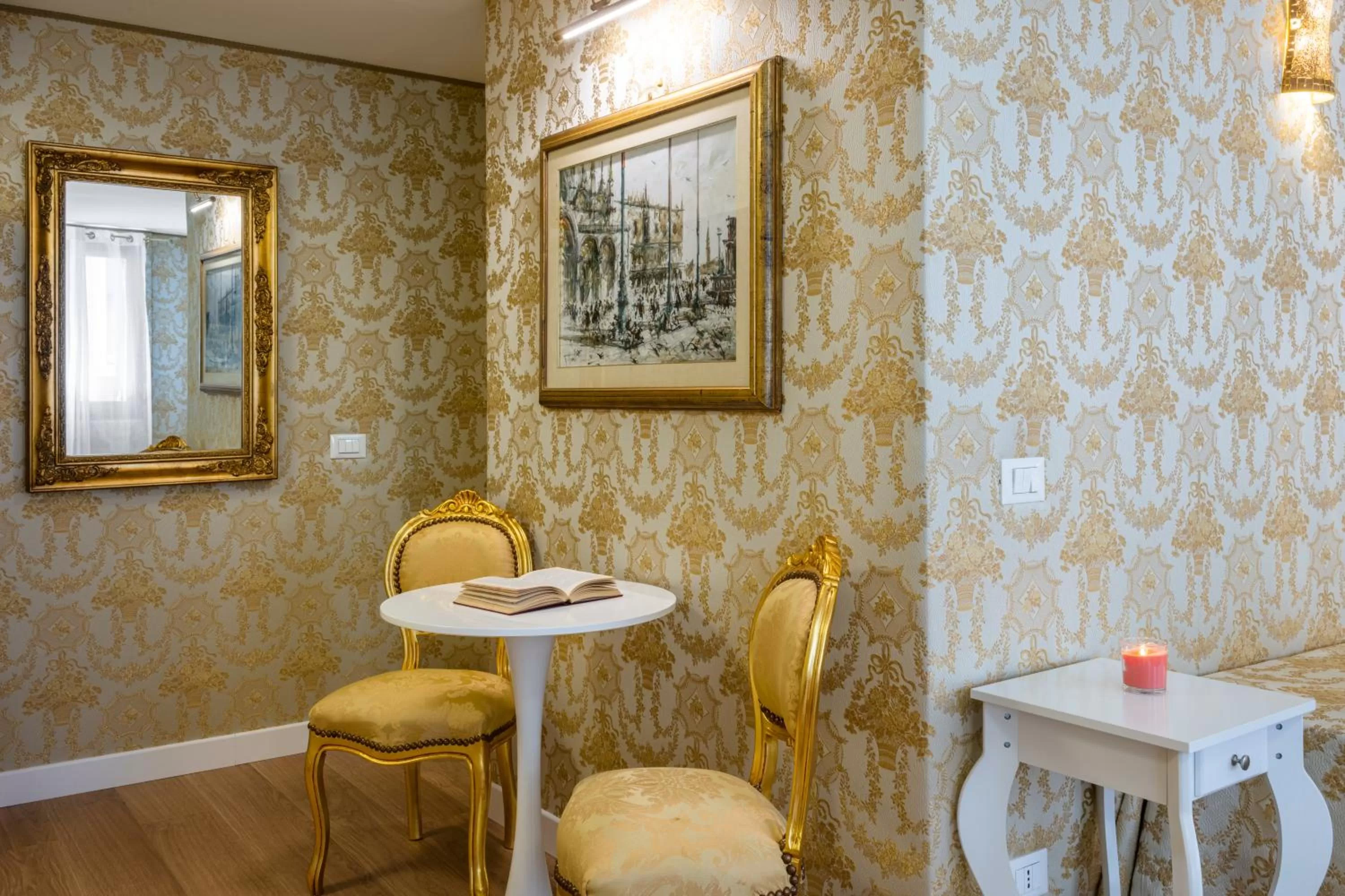 Seating area in Hotel Apostoli Garden