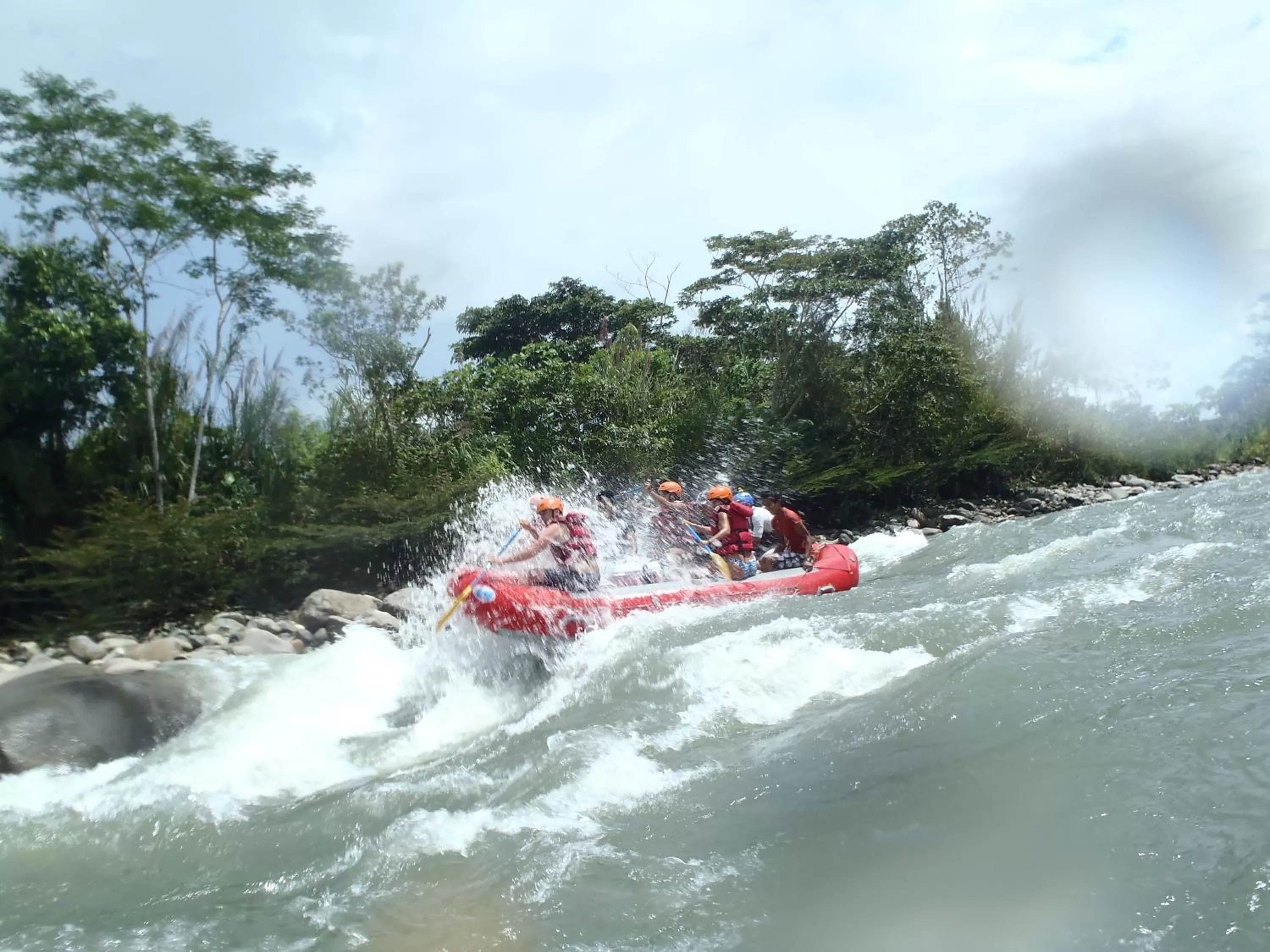 Canoeing in Hostal Limoncocha