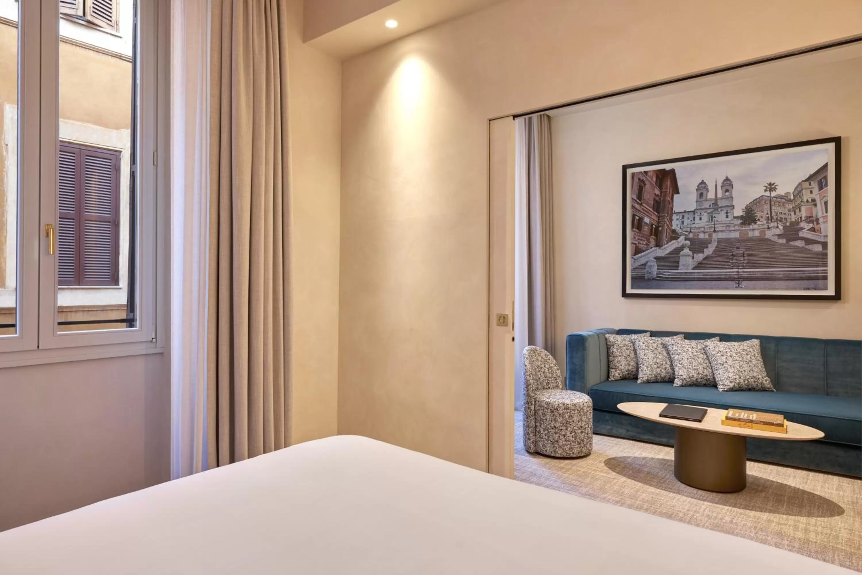 Bedroom, Bed in Borghese Contemporary Hotel