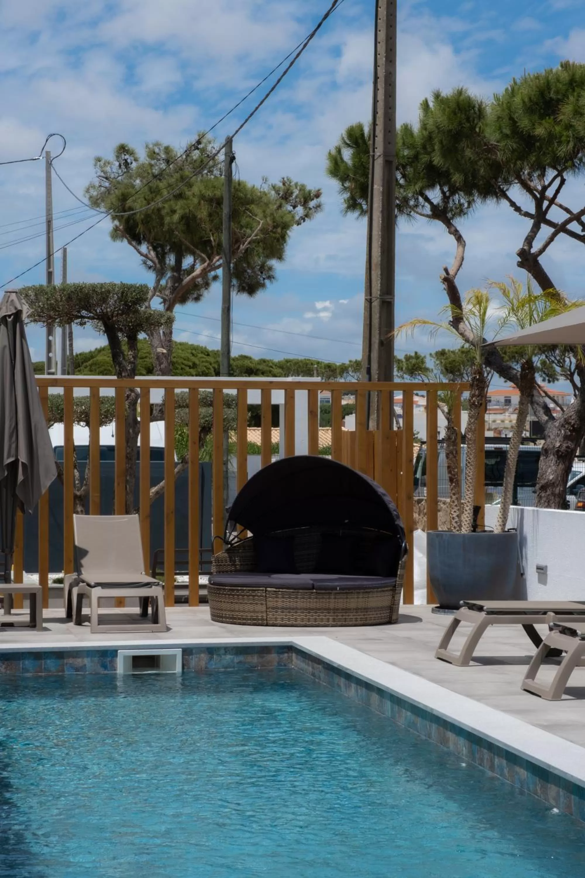 Swimming pool in Ria Formosa Guest House