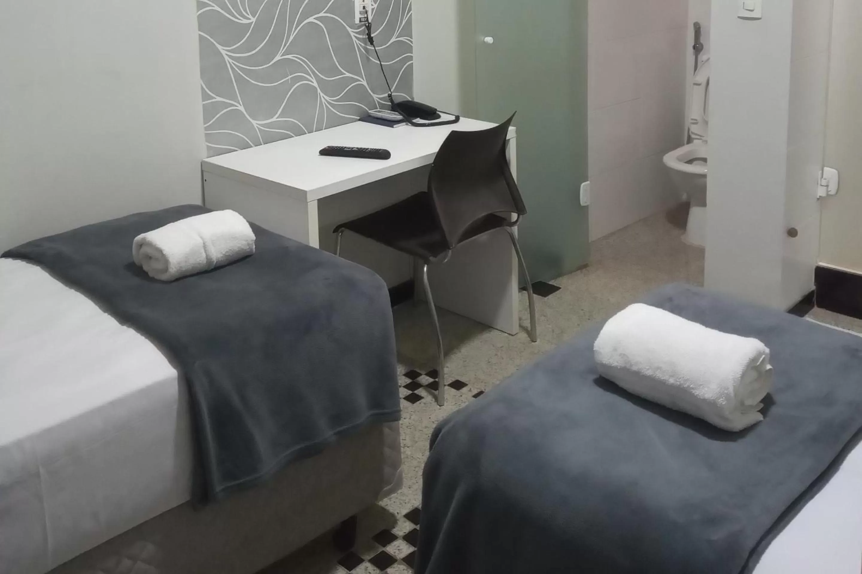 Bedroom in Compacto Hotel Alphaville Campinas