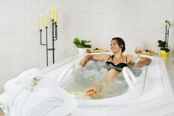 Hot Tub in Landhotel Rittersgrün