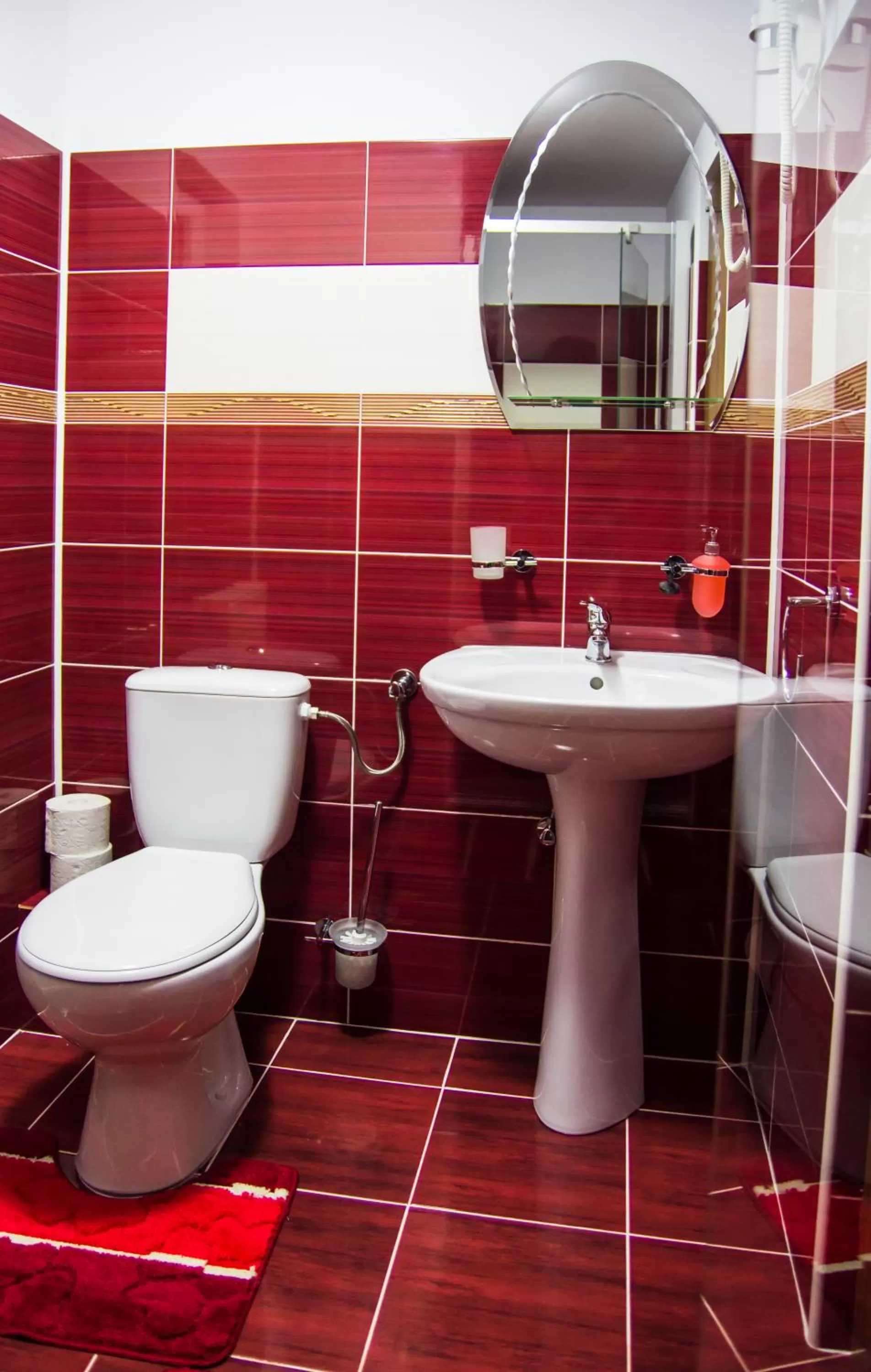 Shower in Pensiunea SilvAnka