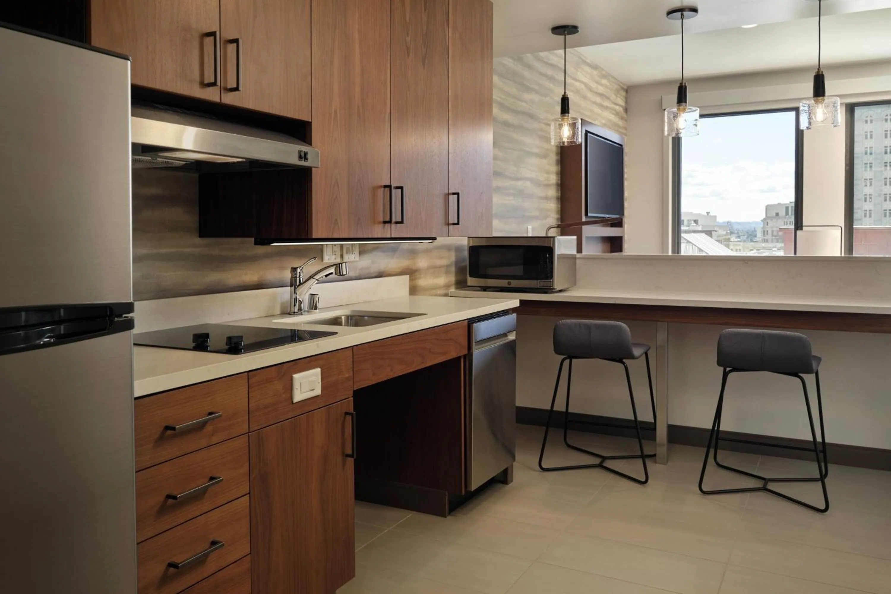 Kitchen or kitchenette in Residence Inn by Marriott Oakland Downtown