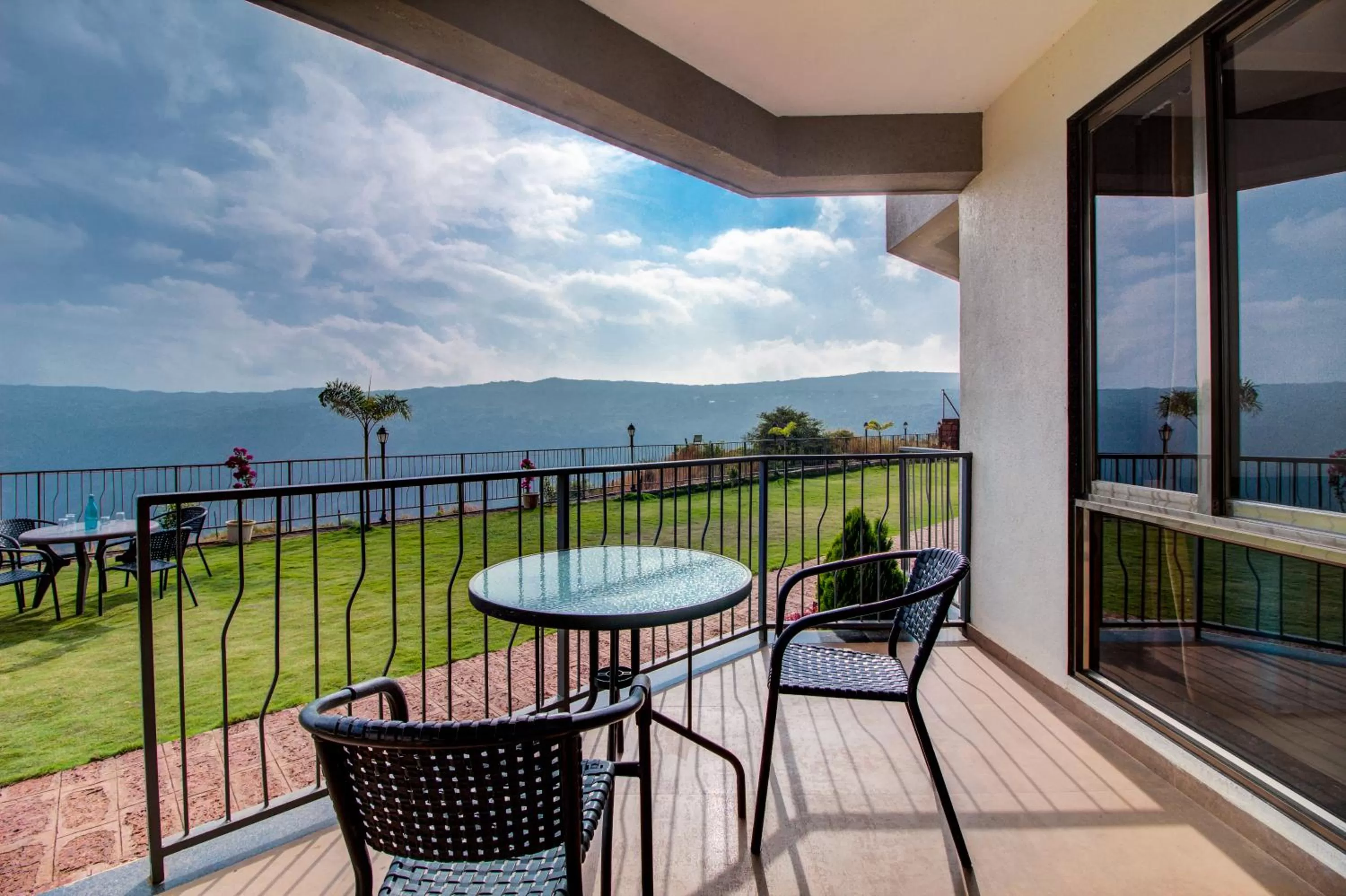 Patio in Mountain Breeze Resort, Mahabaleshwar
