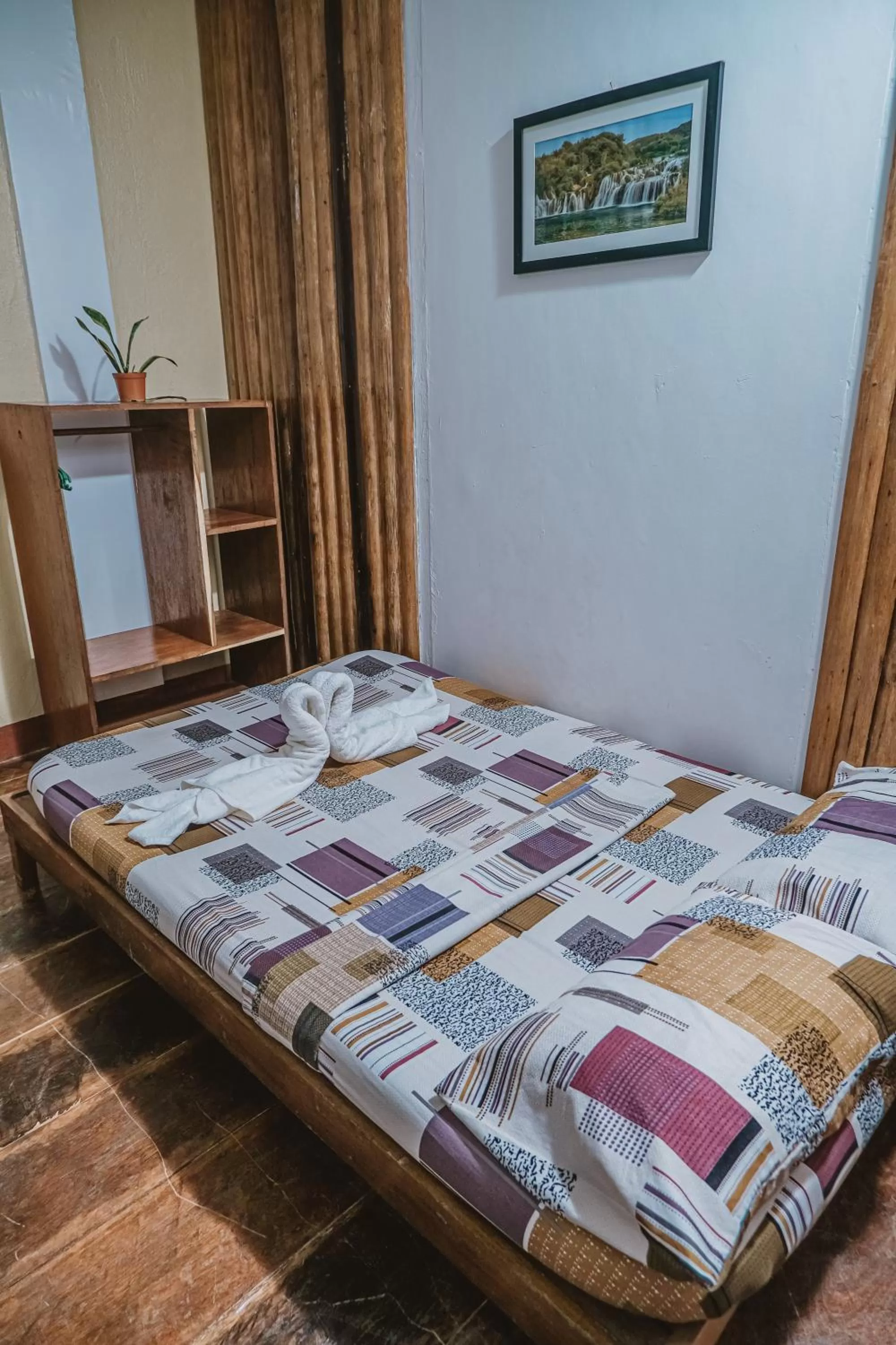 Bed in Victoria Beach House