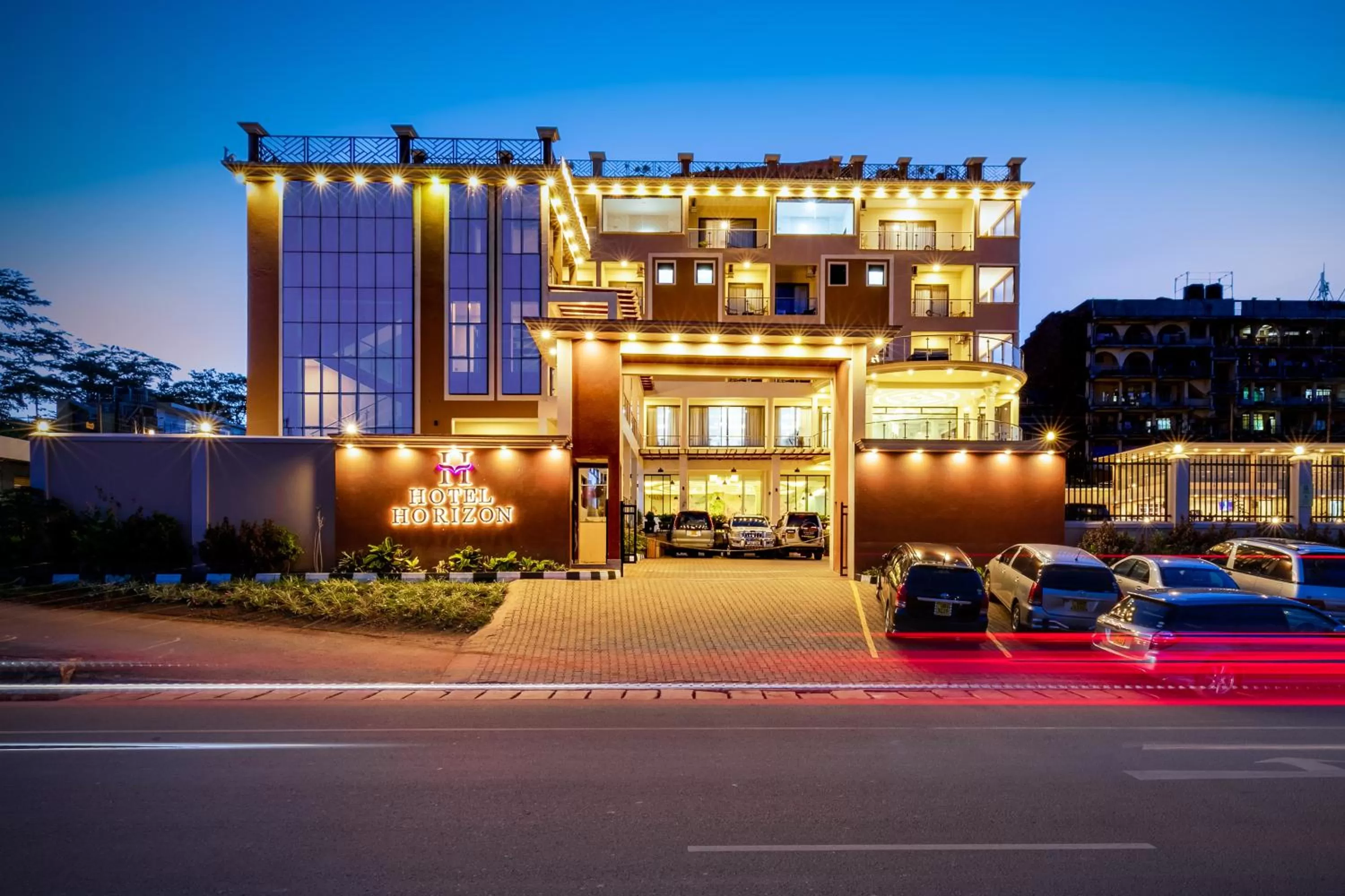 Property building in Hotel Horizon Entebbe