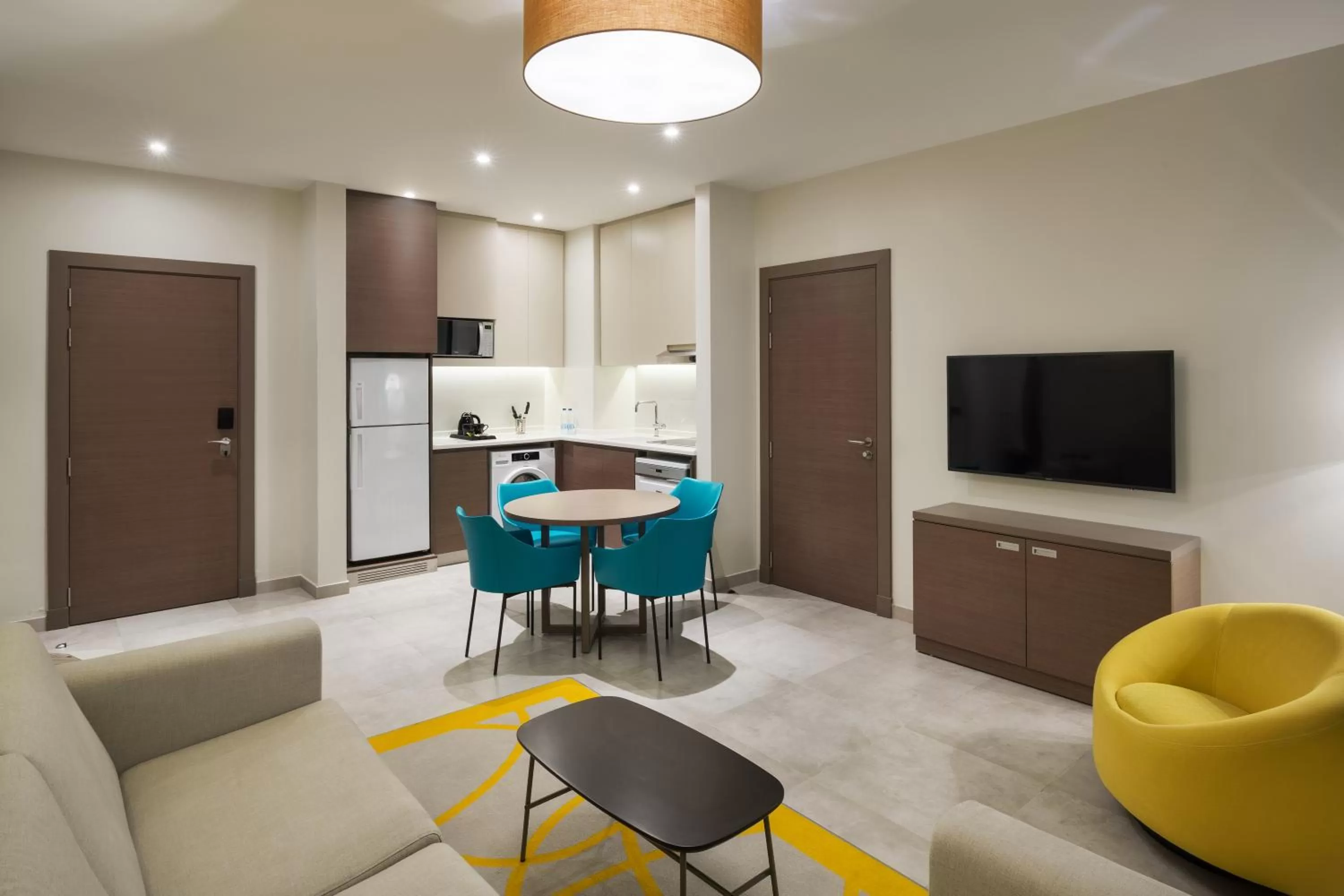 Living room in Adagio Aparthotel Jeddah Malik Road