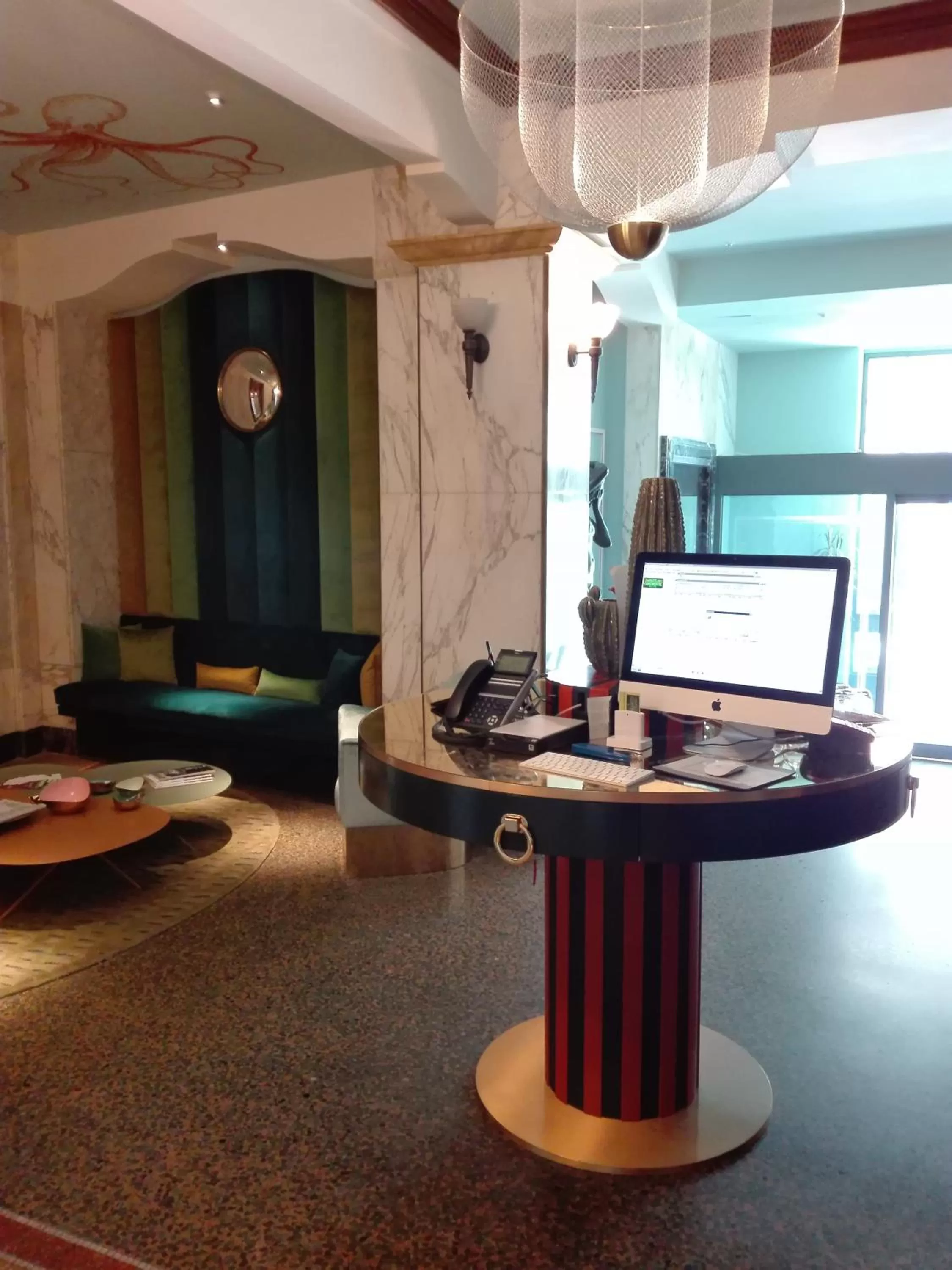 Lobby or reception in Hotel Continental Genova