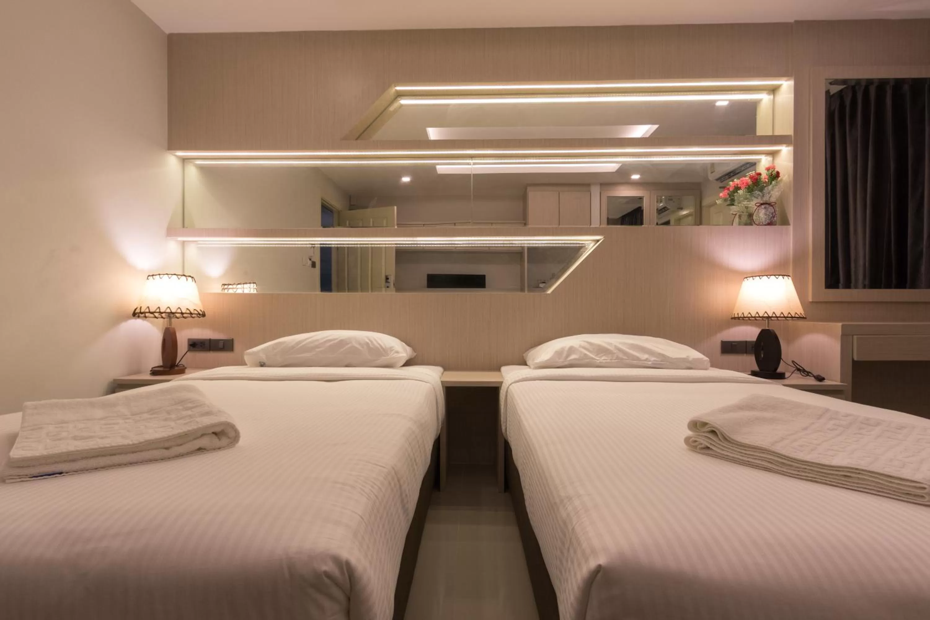 Bed in B-your home Hotel Don Mueang Airport Bangkok 如你家酒店