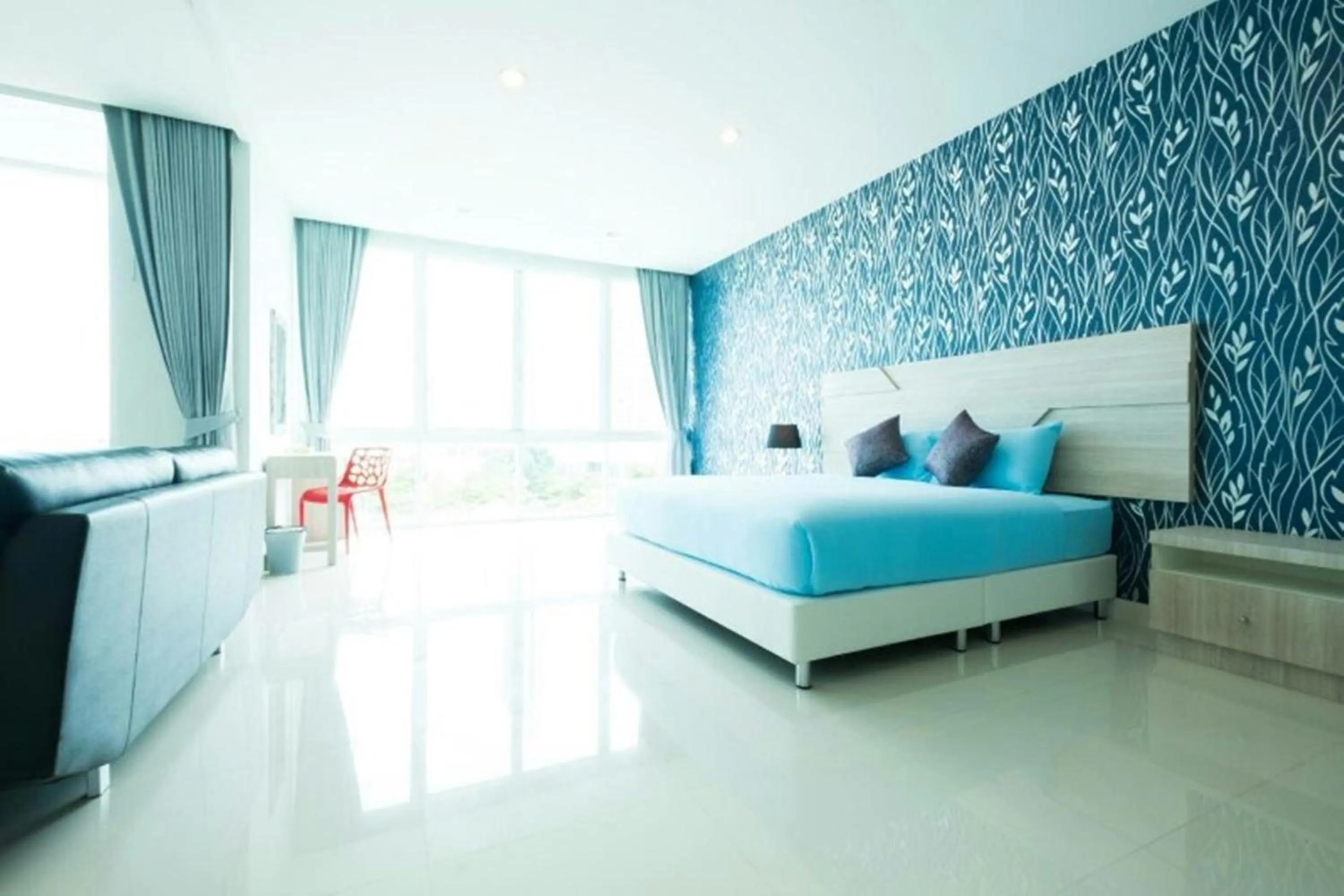 Photo of the whole room, Bed in D@Sea Hotel