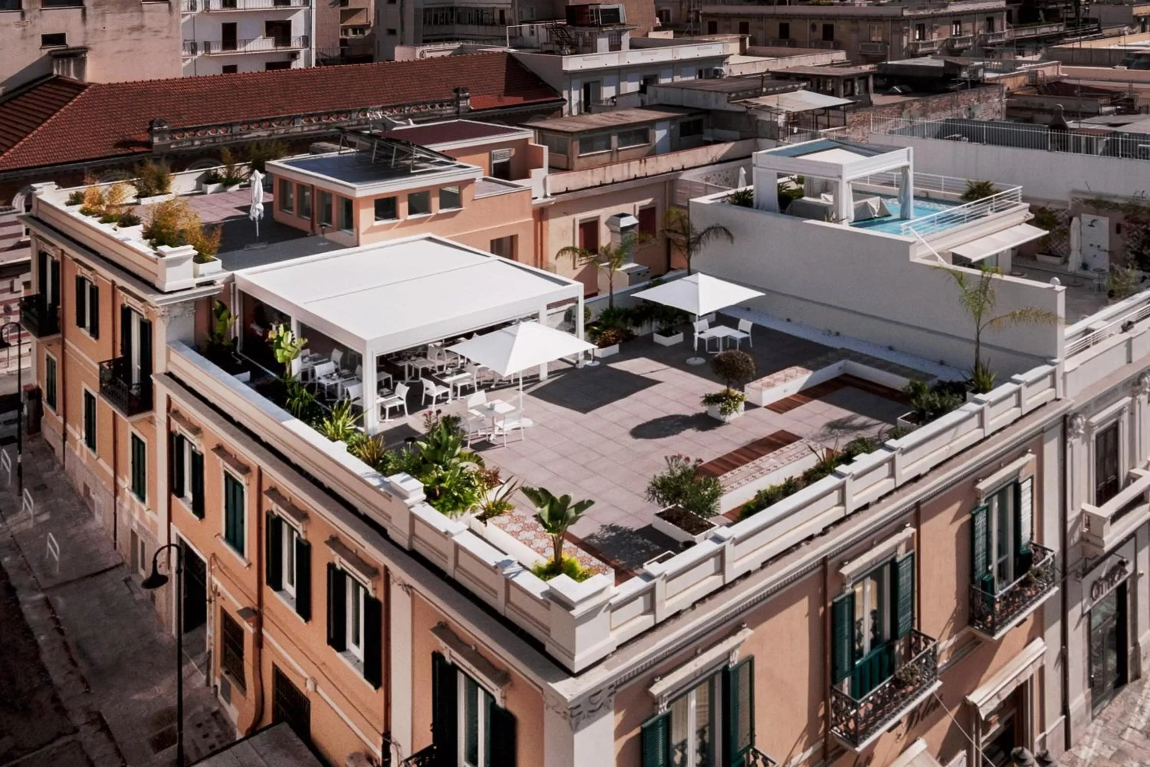 Bird's eye view in Hotel Medinblu