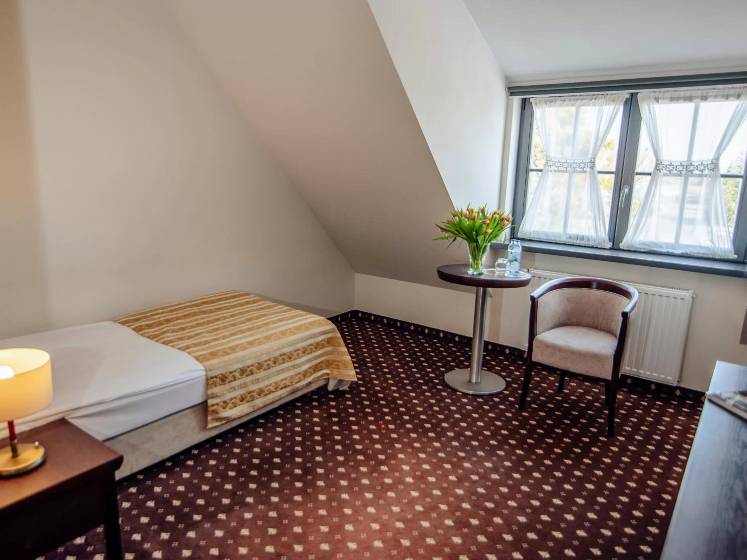 Bed in Hotel Zamek Gniew