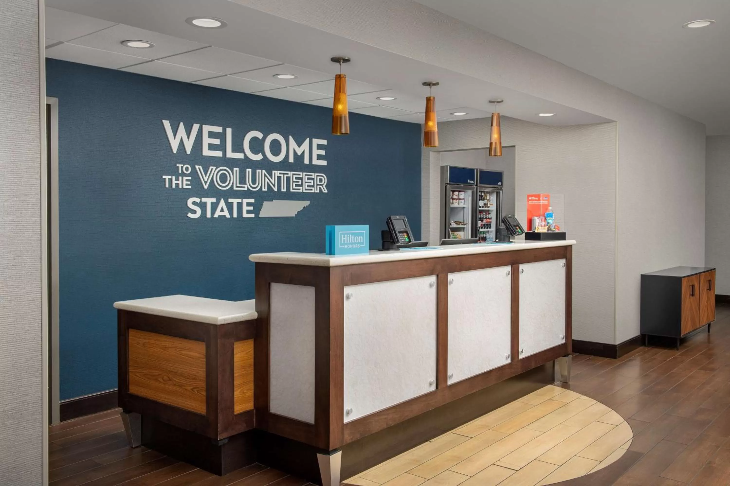 Lobby or reception in Hampton Inn Knoxville Clinton I-75