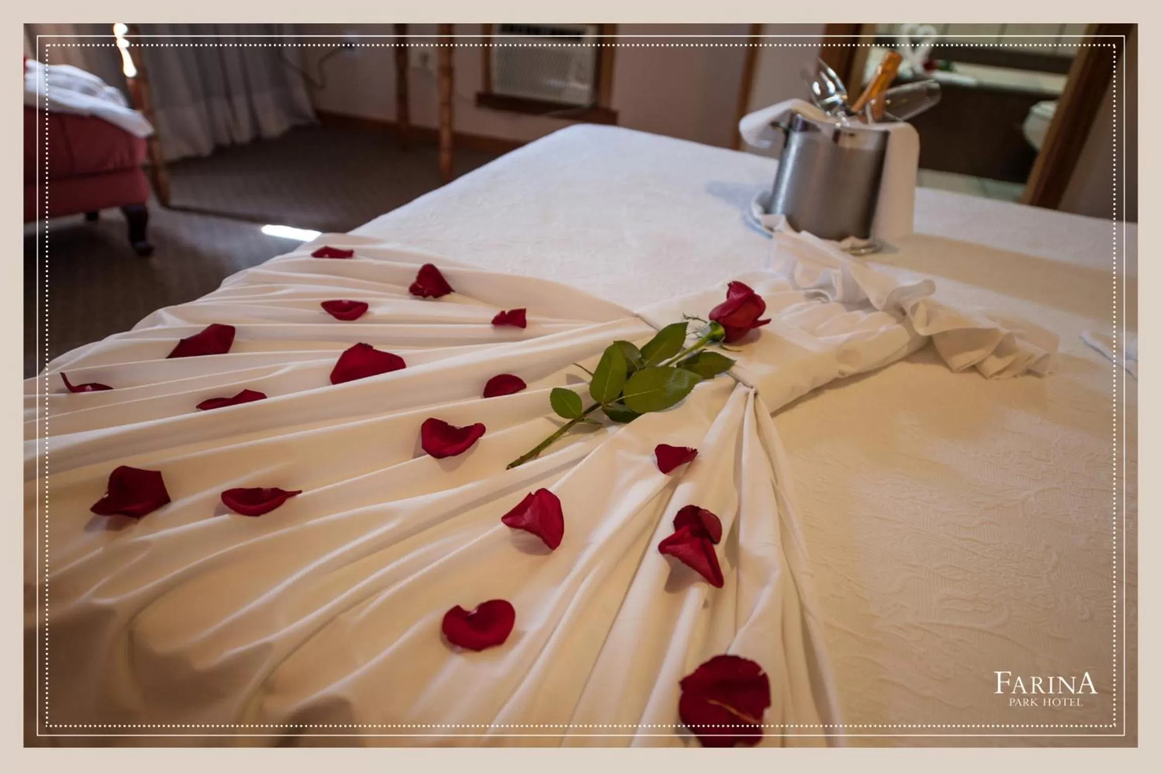 Decorative detail, Bed in Farina Park Hotel