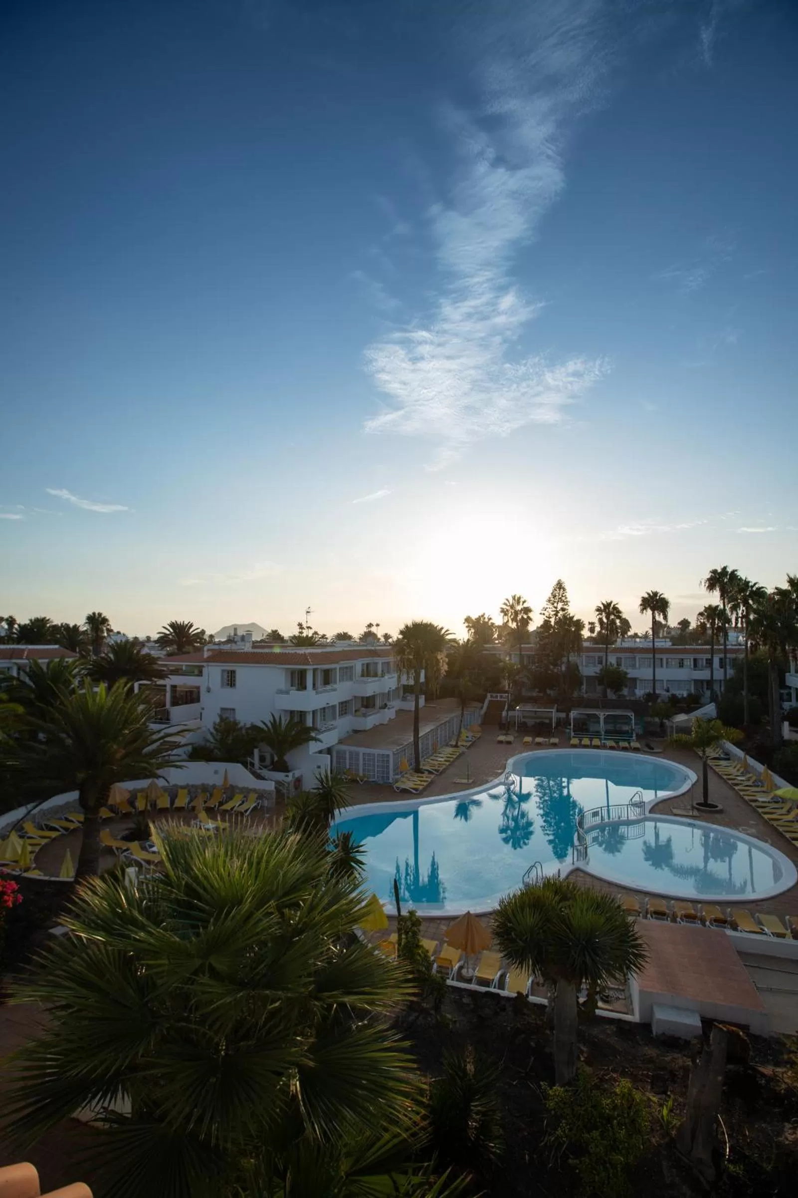 Swimming pool in Fuentepark Apartments
