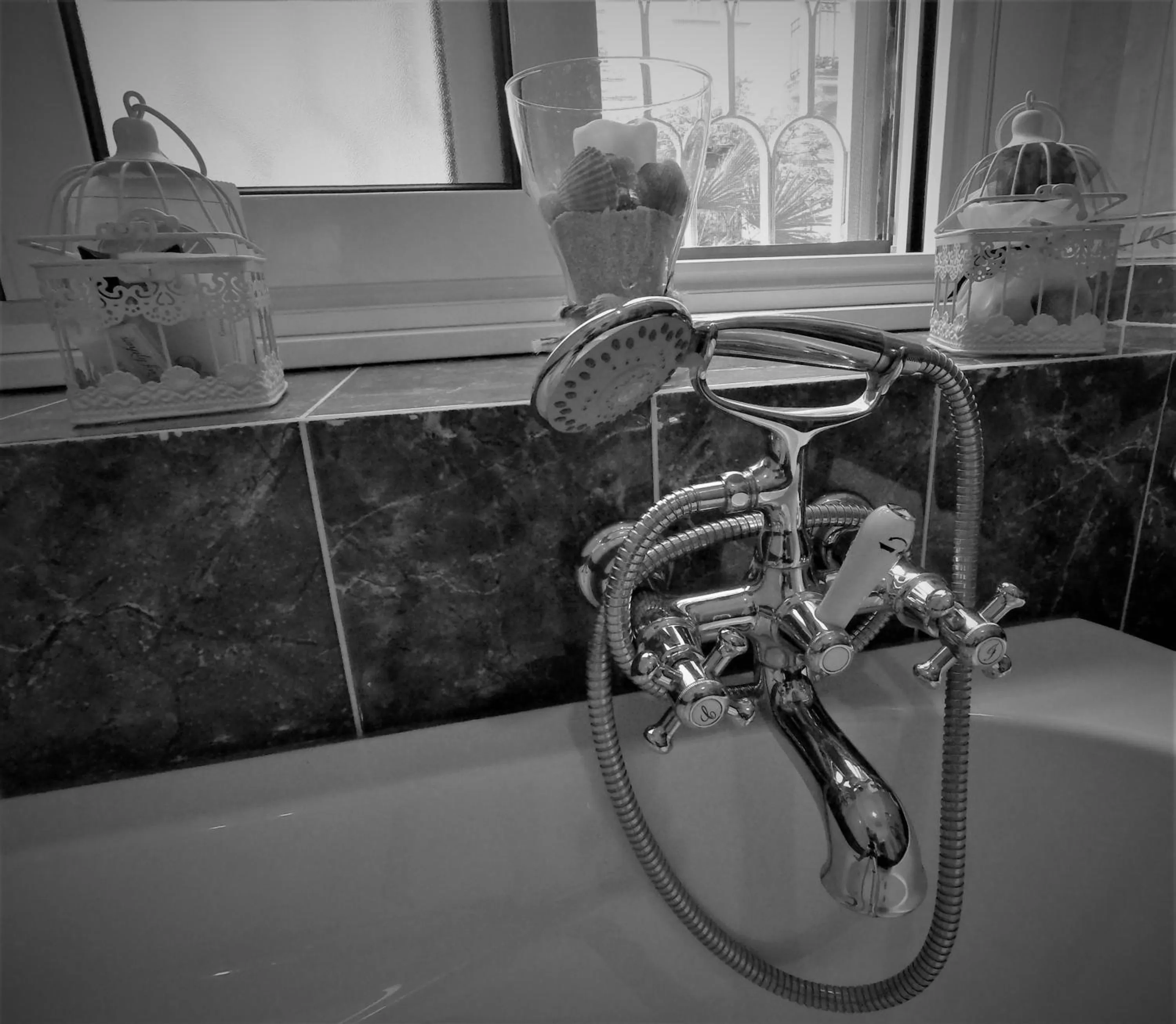 Decorative detail in Tucci's Roma Guest House