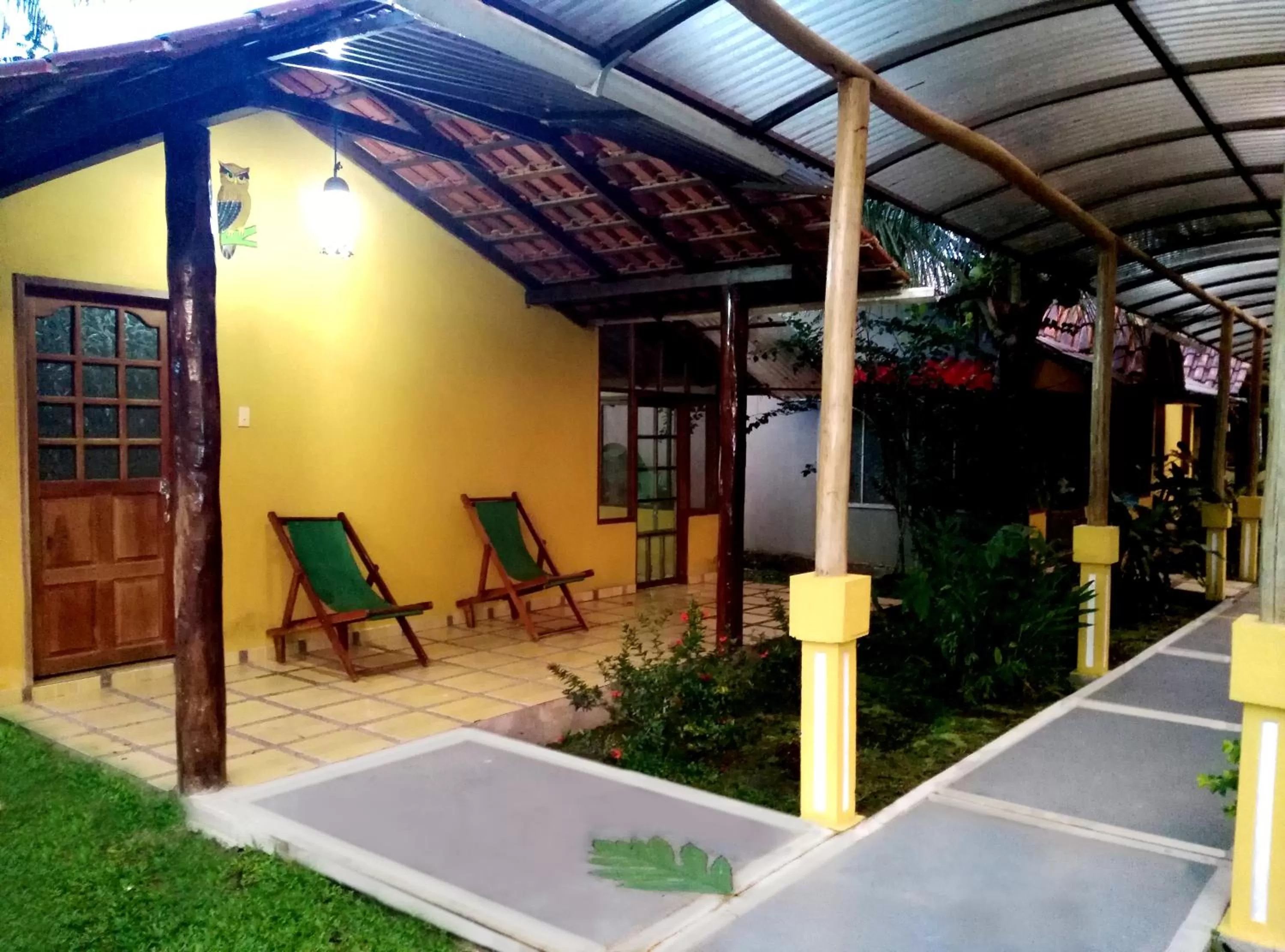 Patio in Cabañas Yakuruna