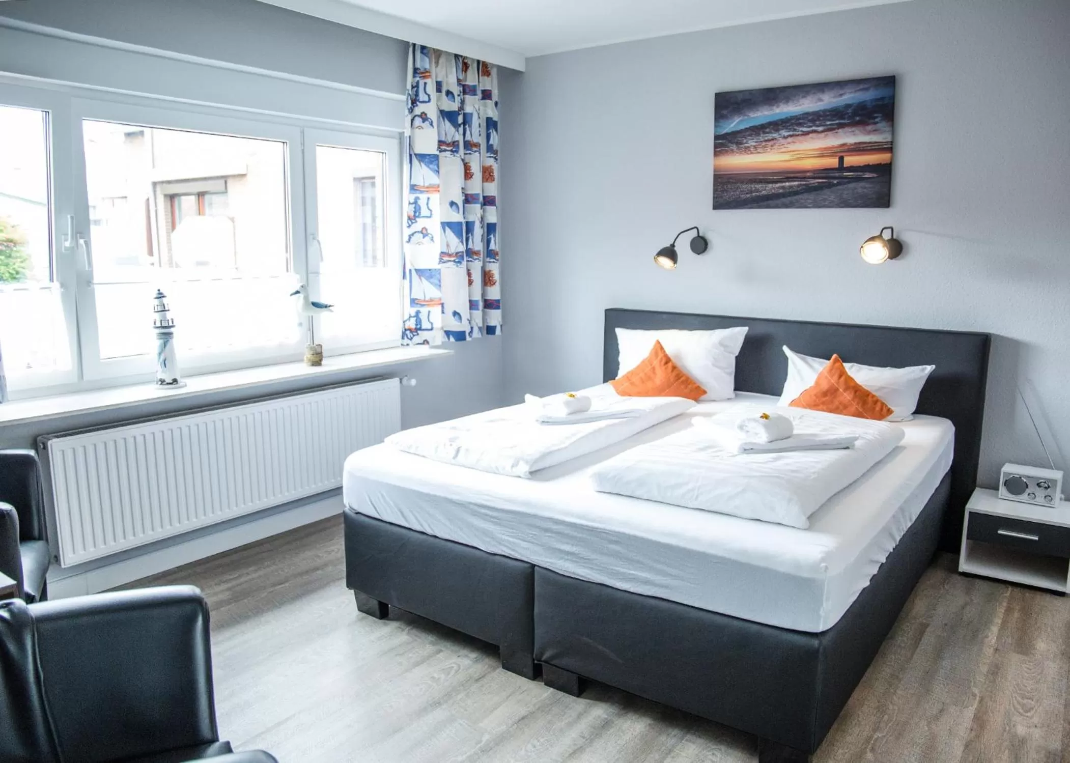 Bed in Hotel Tum Stüürmann