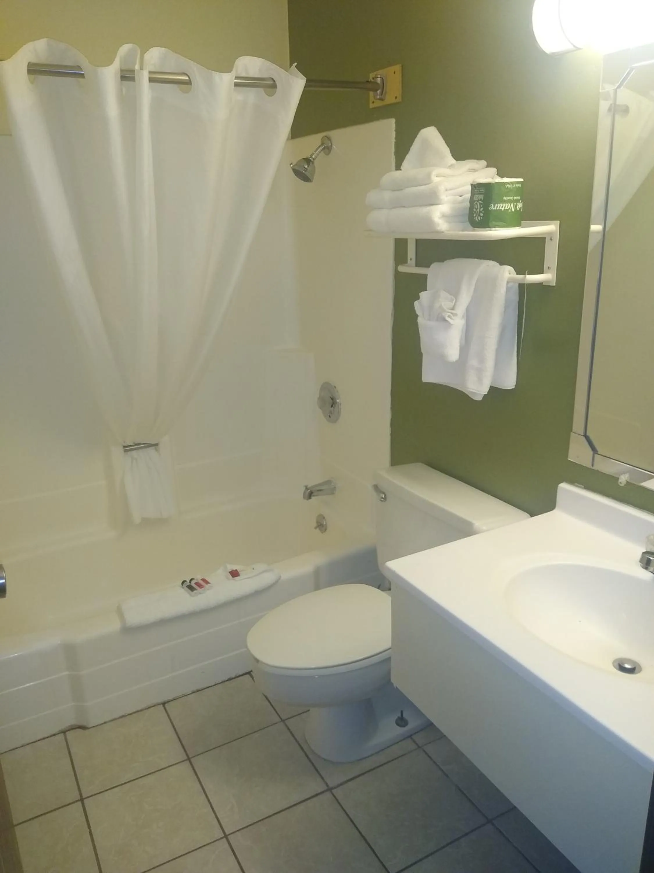 Bathroom in Super 8 by Wyndham Craig