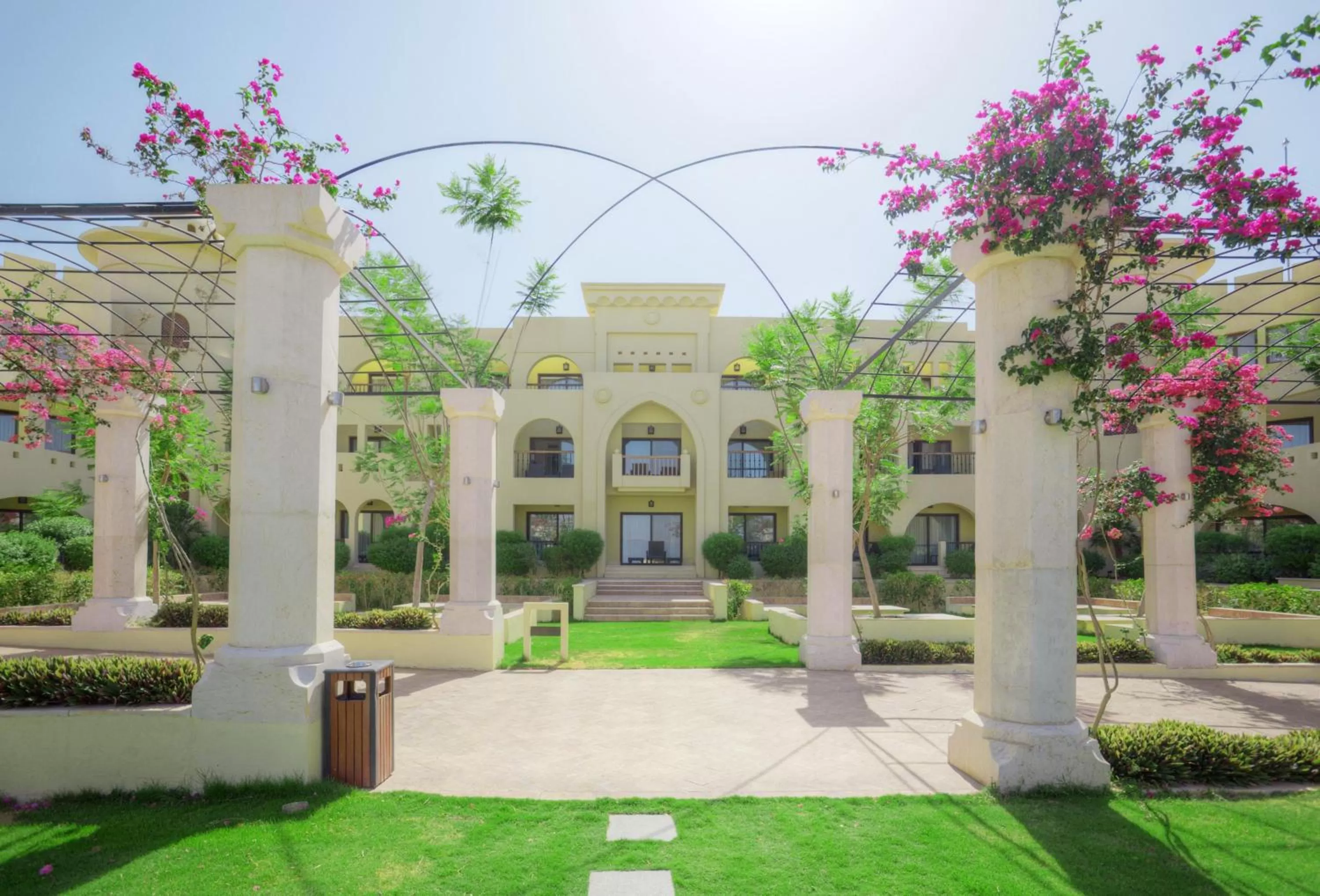 Facade/entrance in Grand Tala Bay Resort, Aqaba