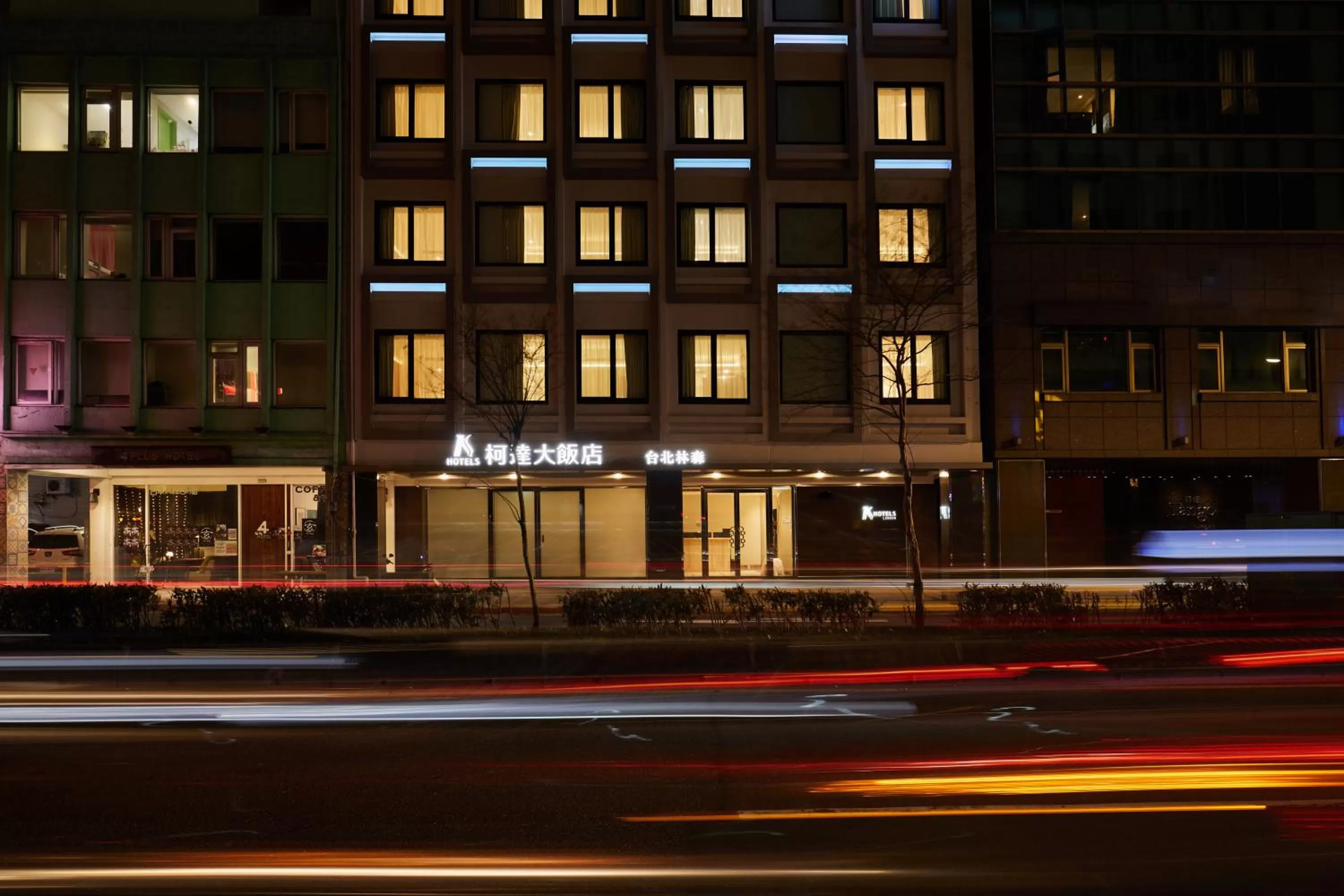 Property building in K Hotels Taipei Linsen