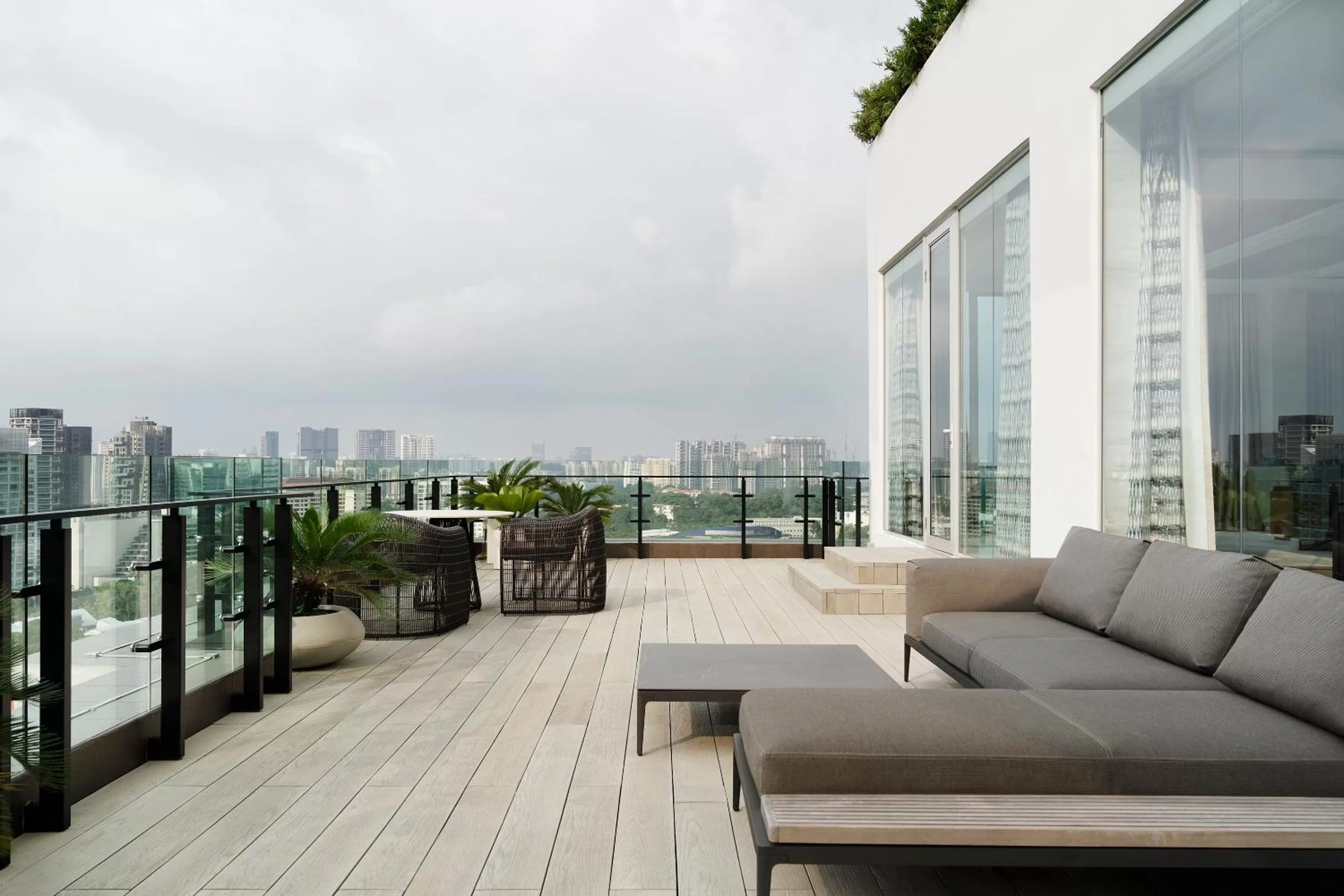 Patio in Shangri-La Singapore