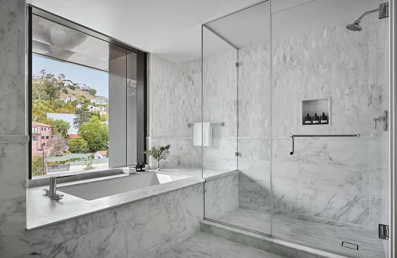 Shower in Pendry West Hollywood