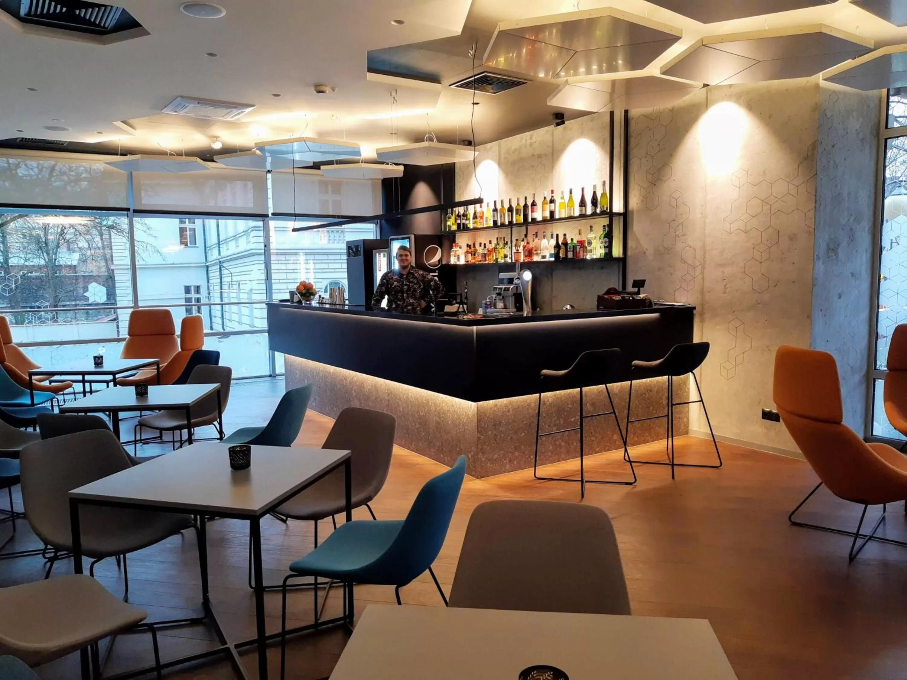 Lobby or reception in Hotel Wyspiański