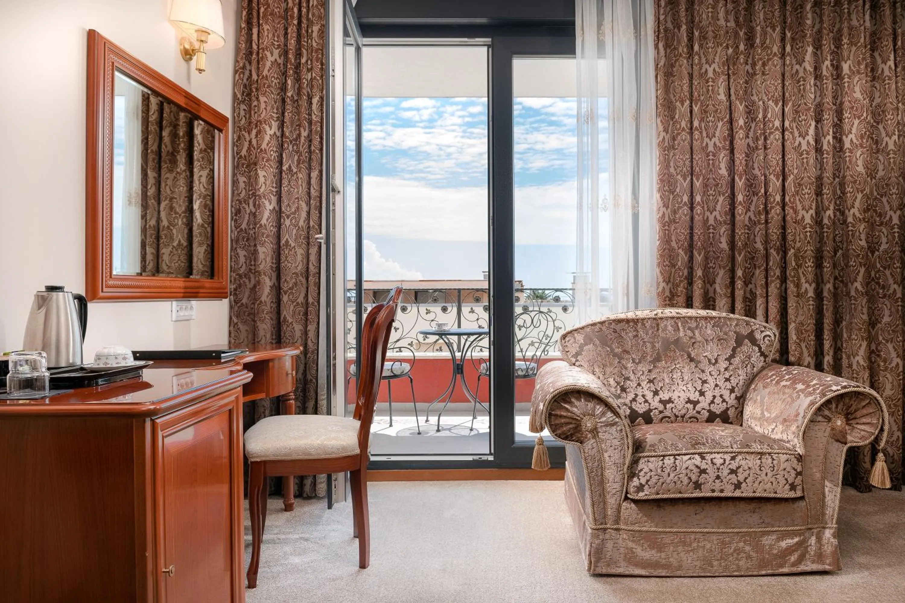 Seating area in Hotel Cvita