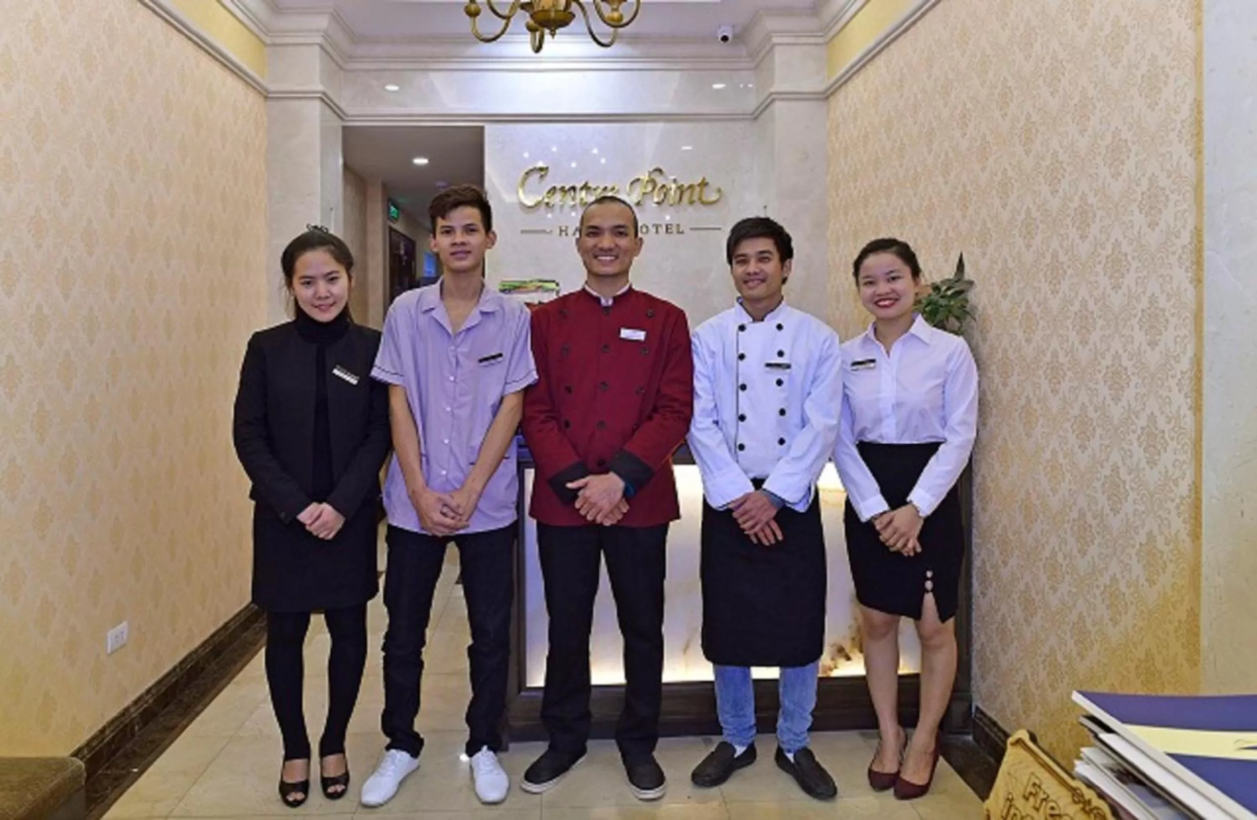 Staff in Centre Point Hanoi Hotel