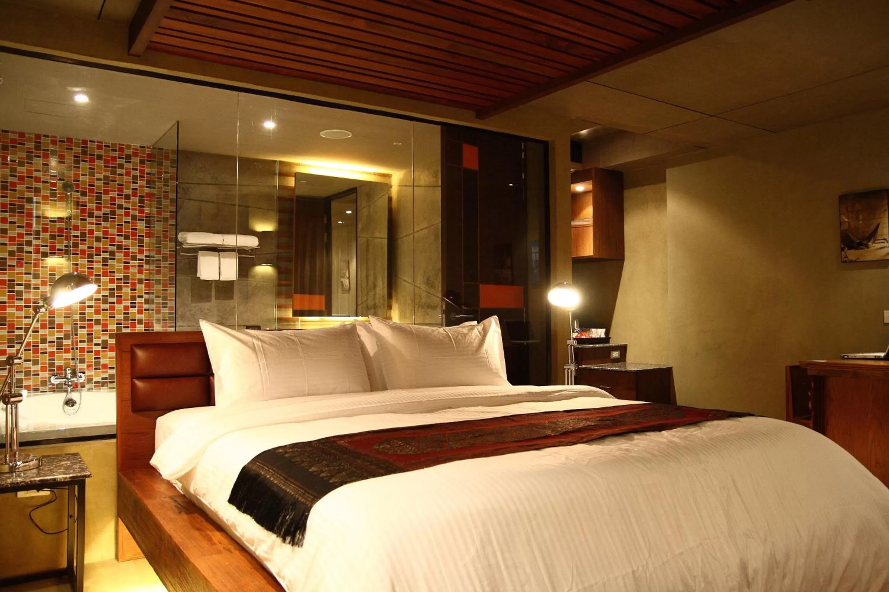 Bed in The Fusion Suites