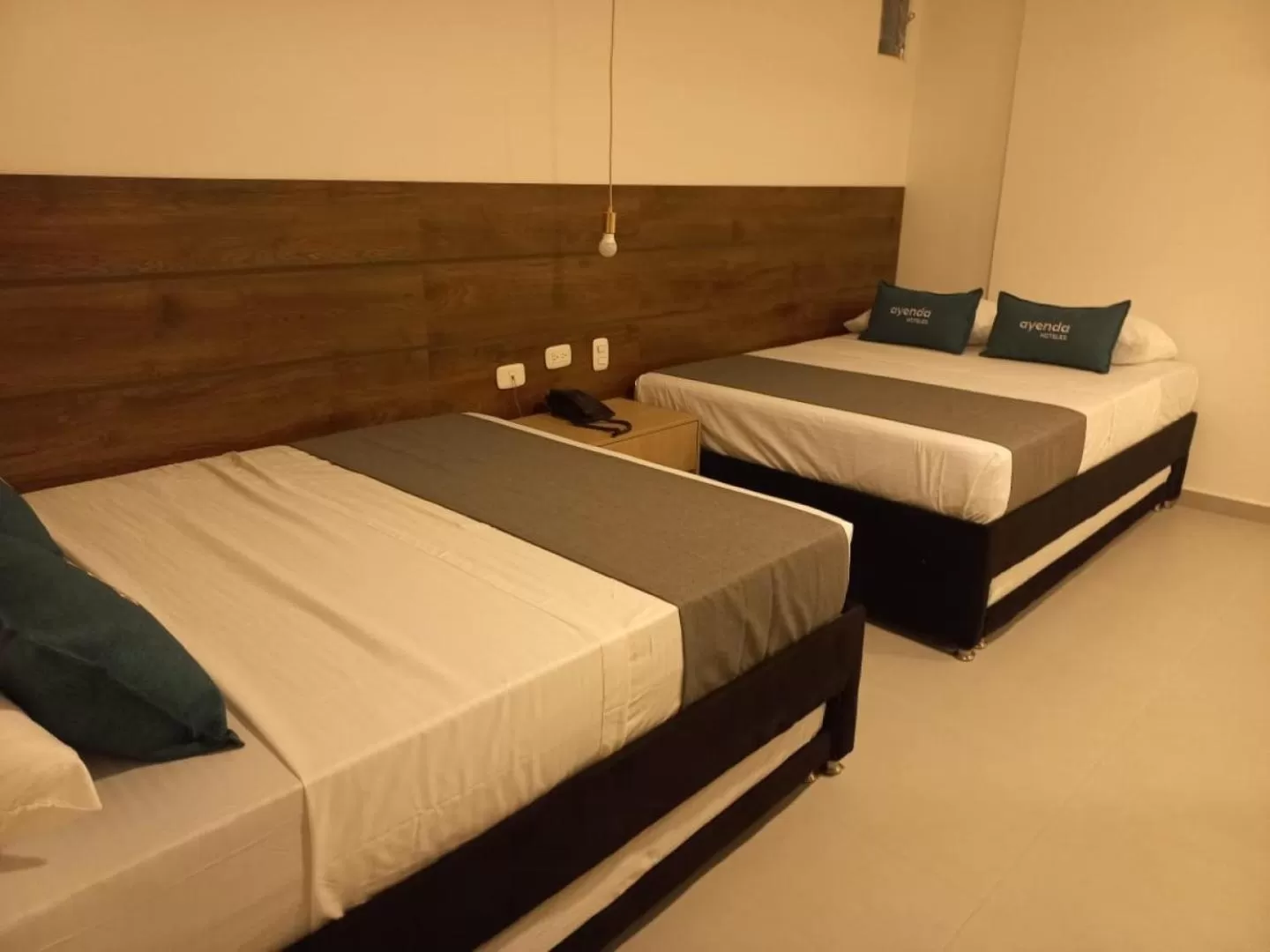 Bed in Hotel Colombia Avenida