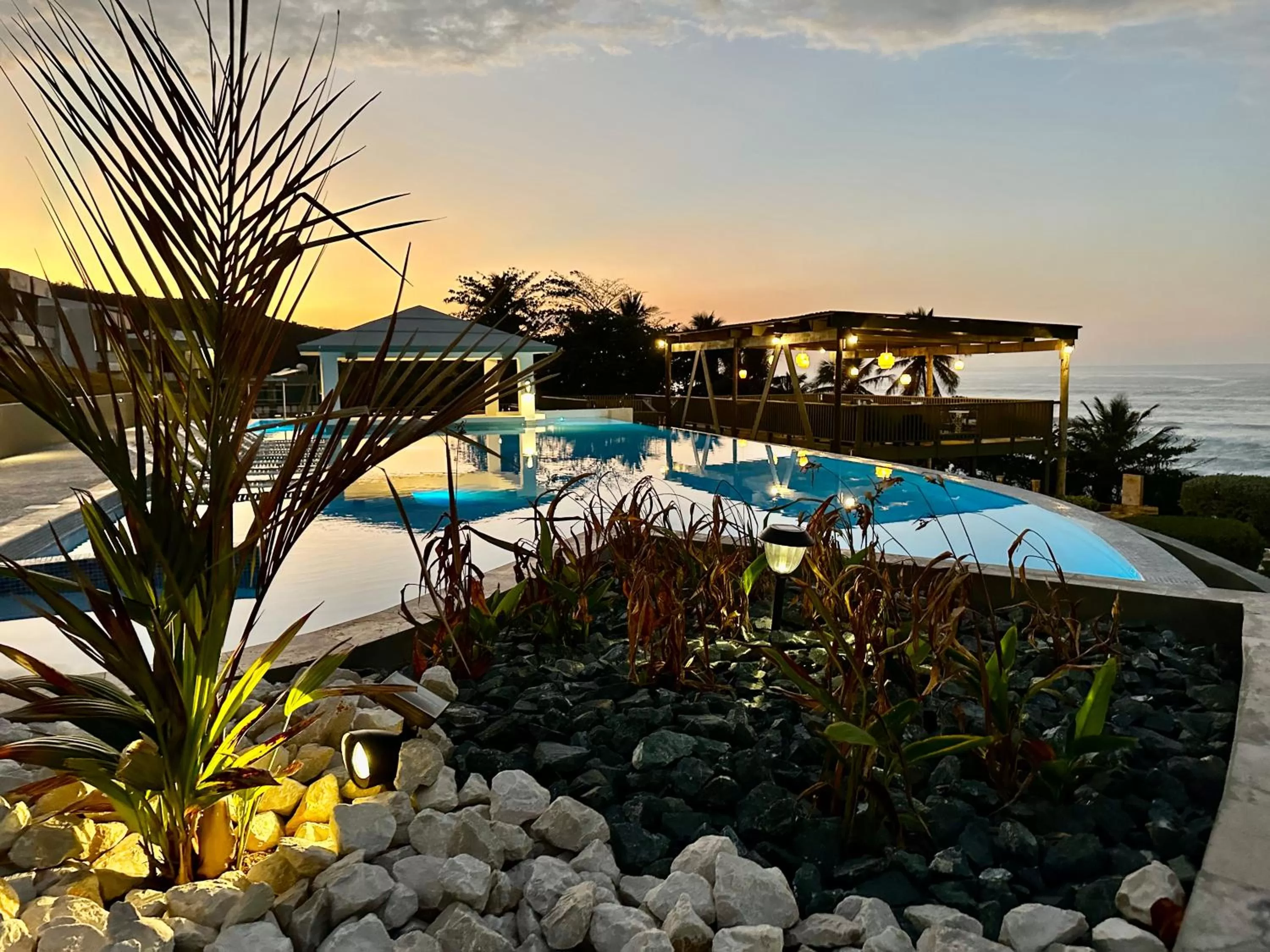 Swimming pool in Hotel El Guajataca
