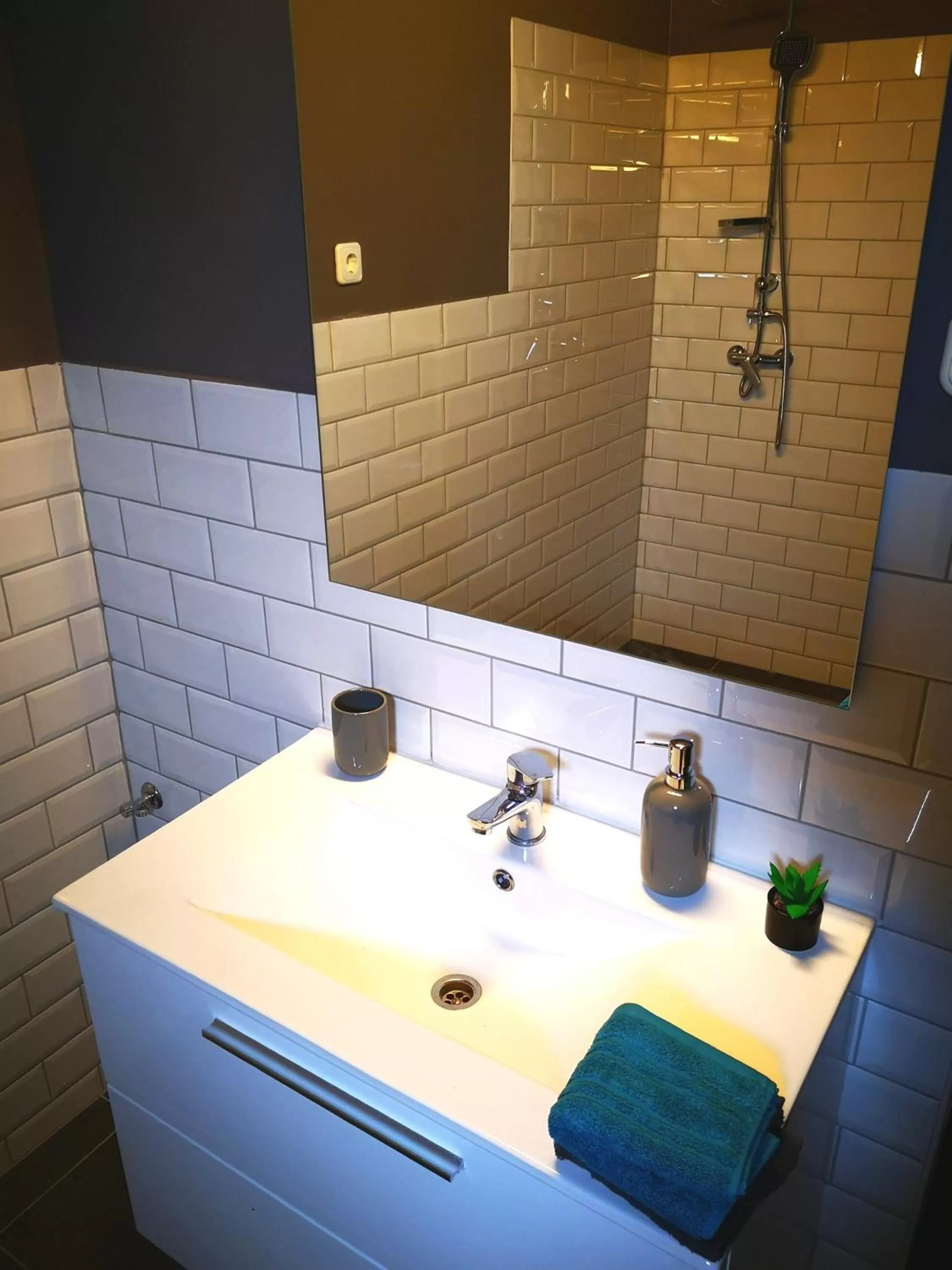 Bathroom in Zöld Sziget Wellness